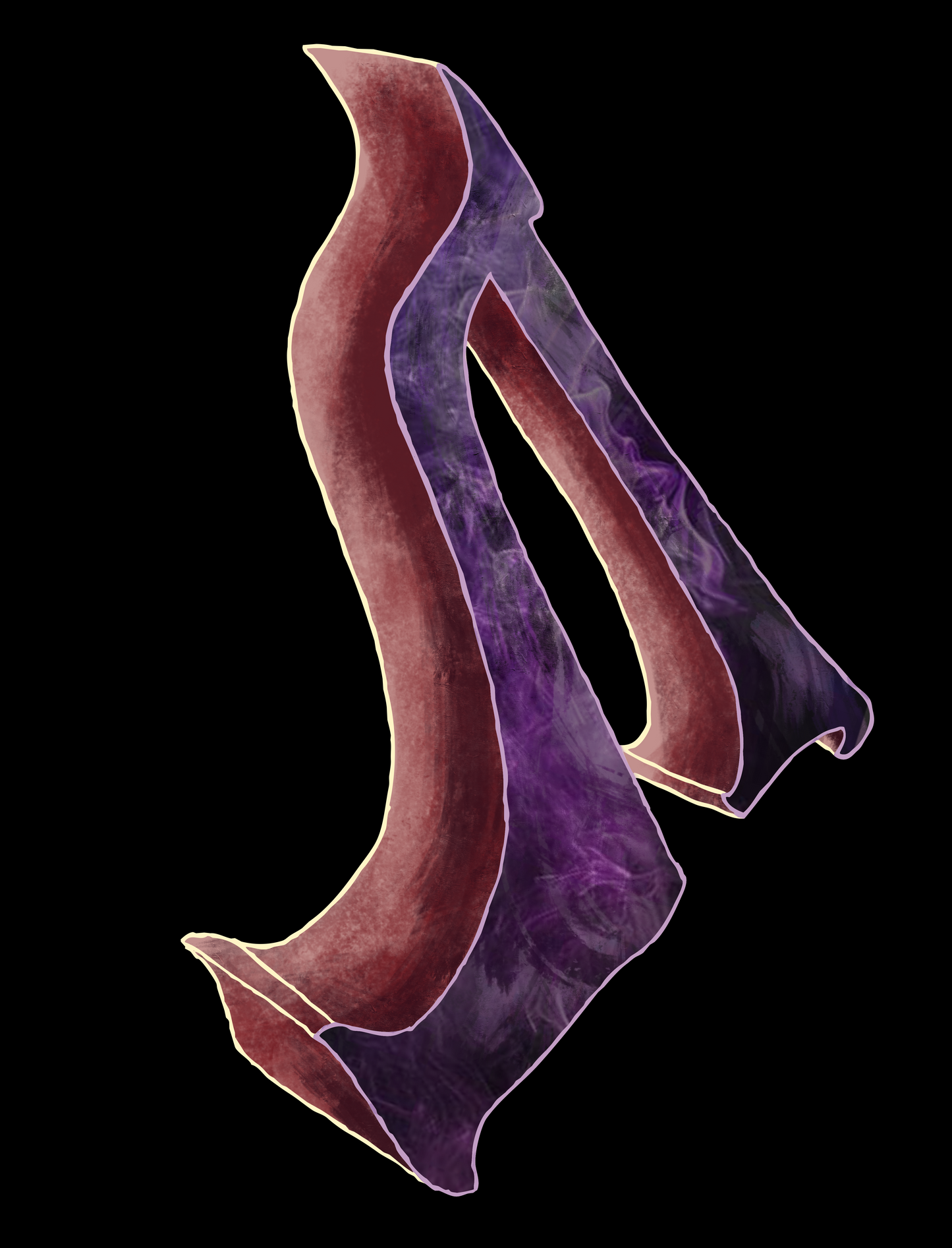 "Dark Dragon" Back Print Edition