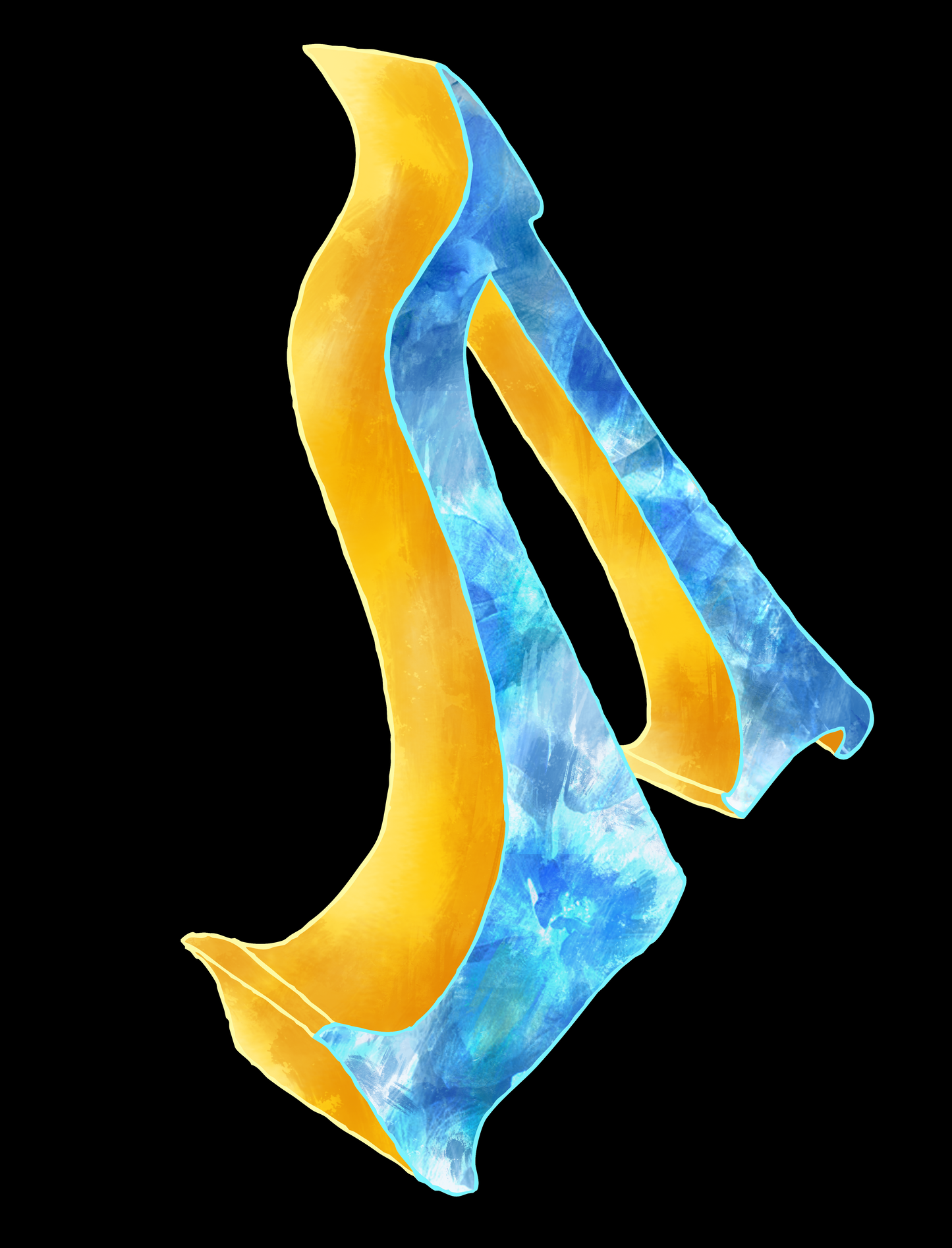 "Medusa and Chimera" Back Print Edition