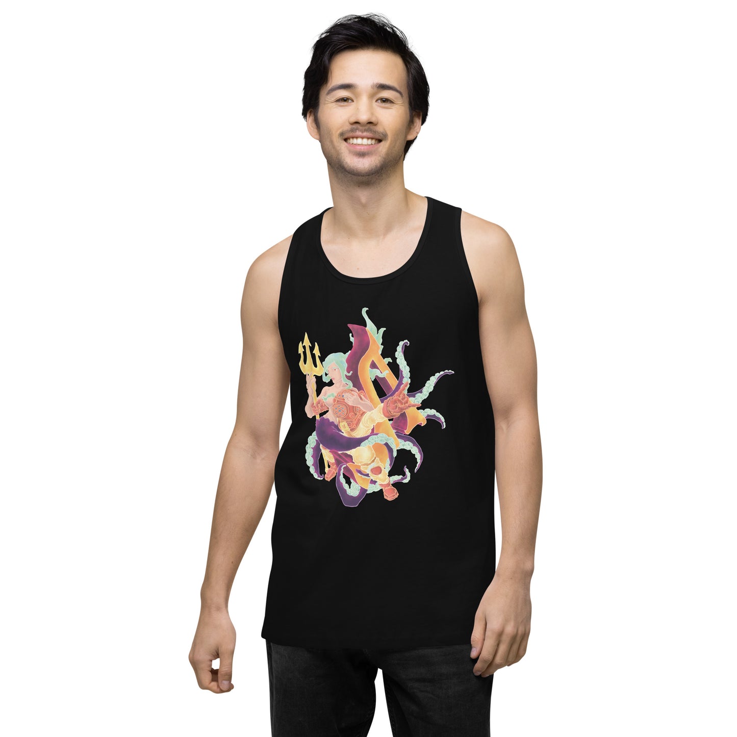 "Diver Meets Dive or Die Chic" Premium Tank Top