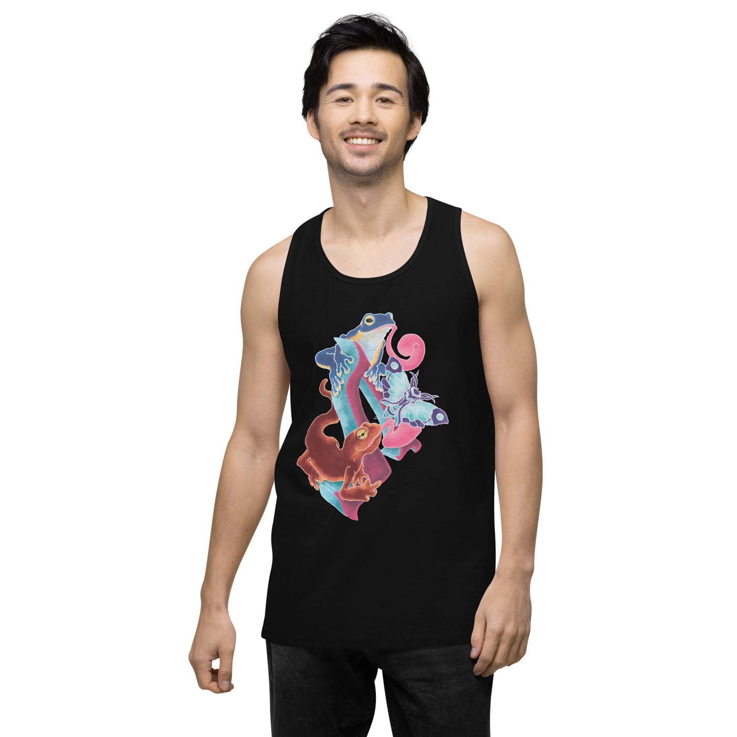 "Amphibian Party" Premium tank top