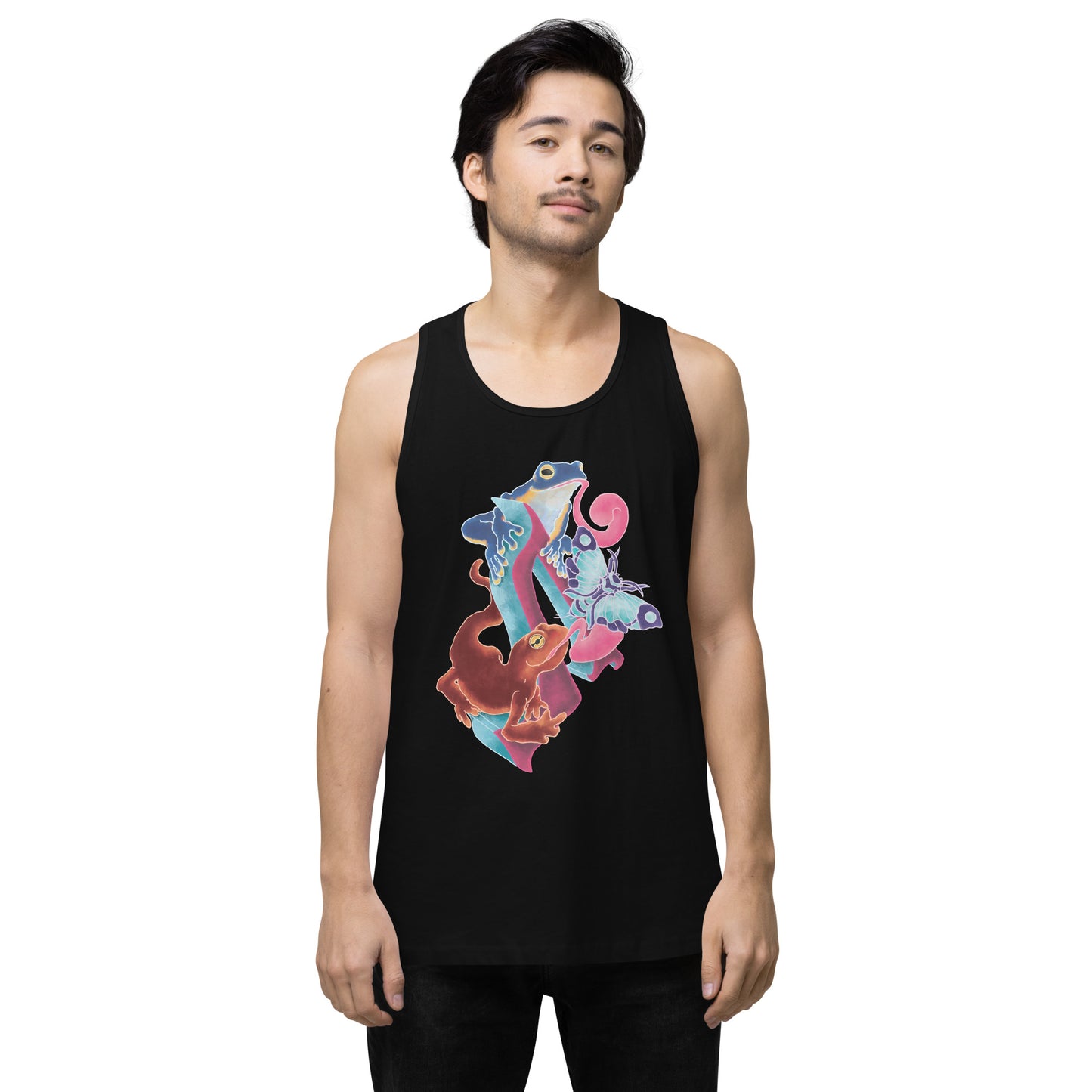 "Amphibian Party" Premium tank top