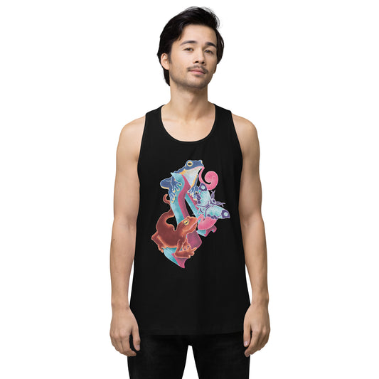 "Amphibian Party" Premium tank top