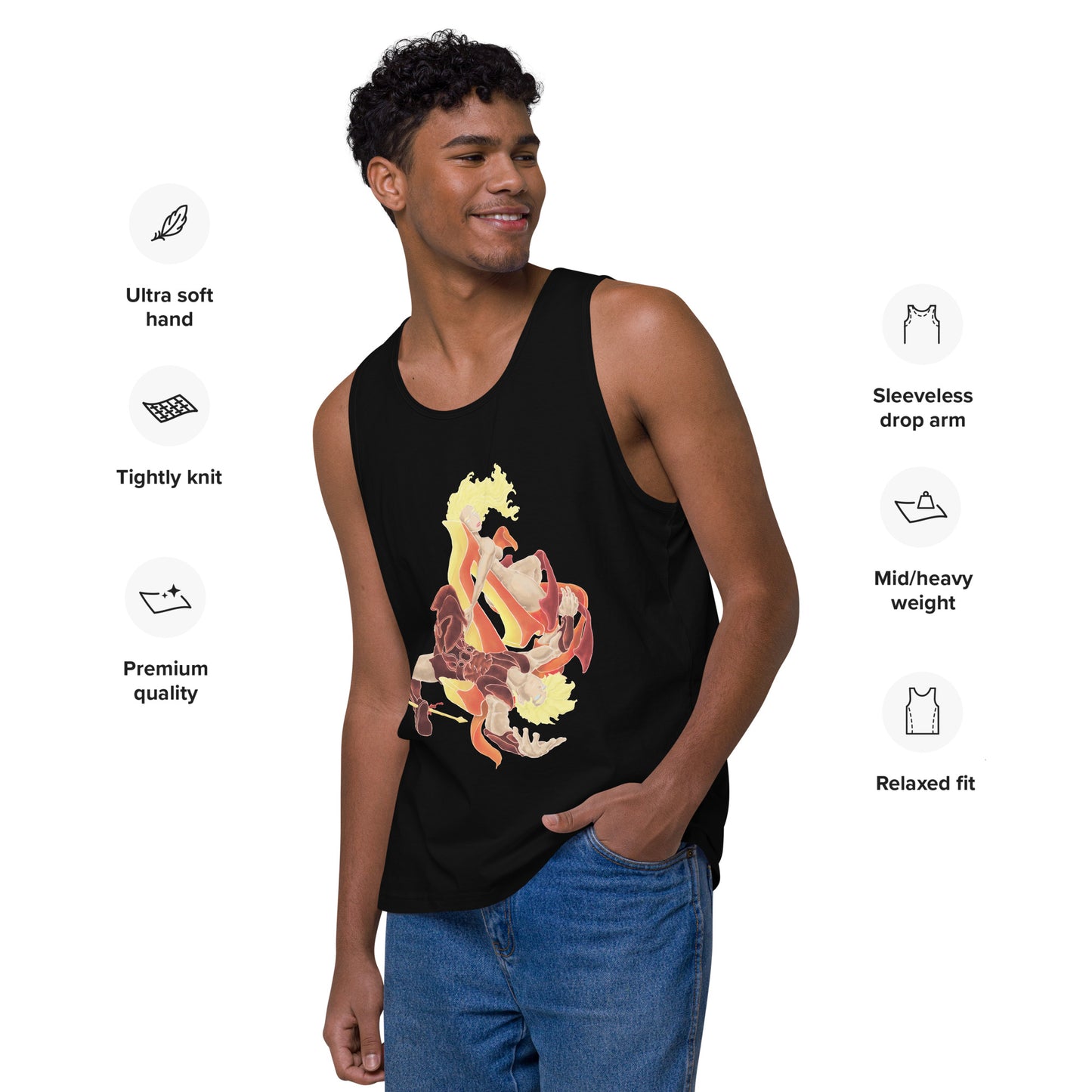 "Achilles and Briseis" Premium Tank Top