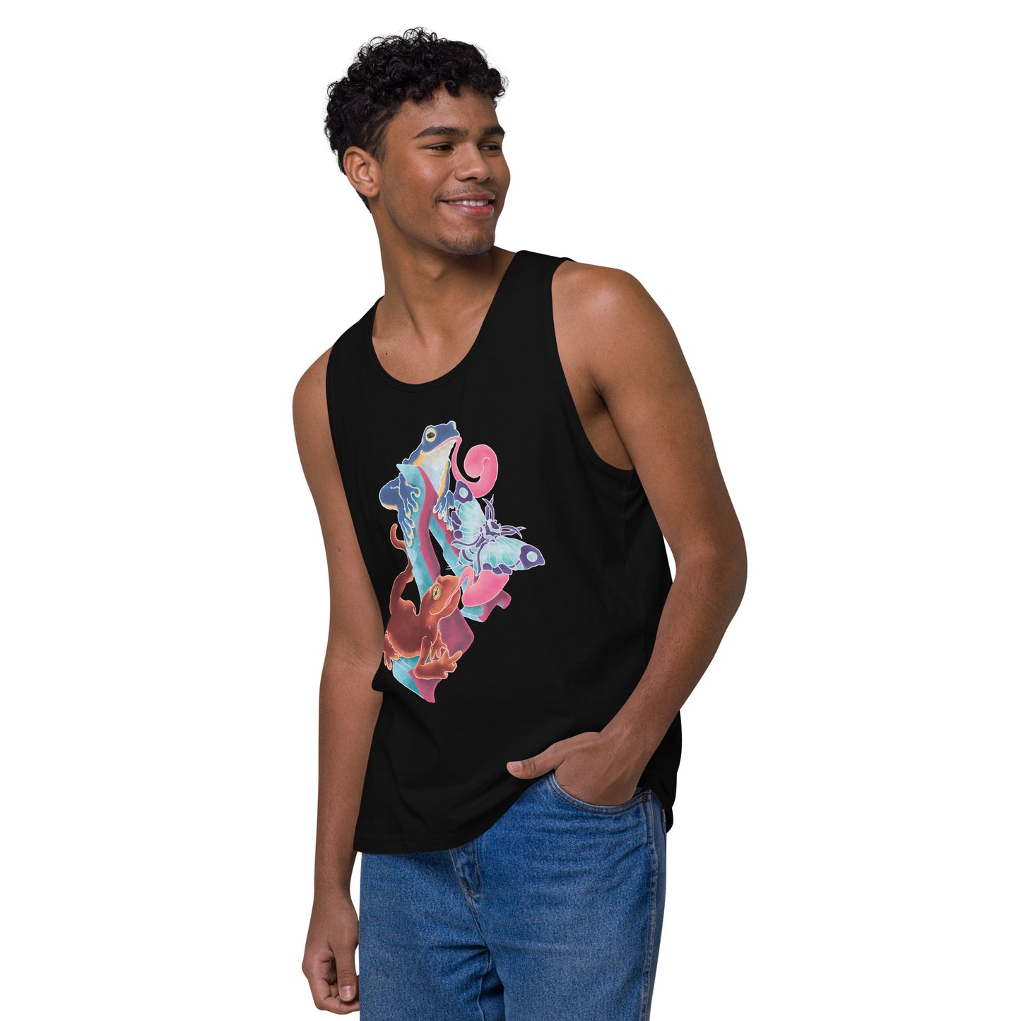 "Amphibian Party" Premium tank top