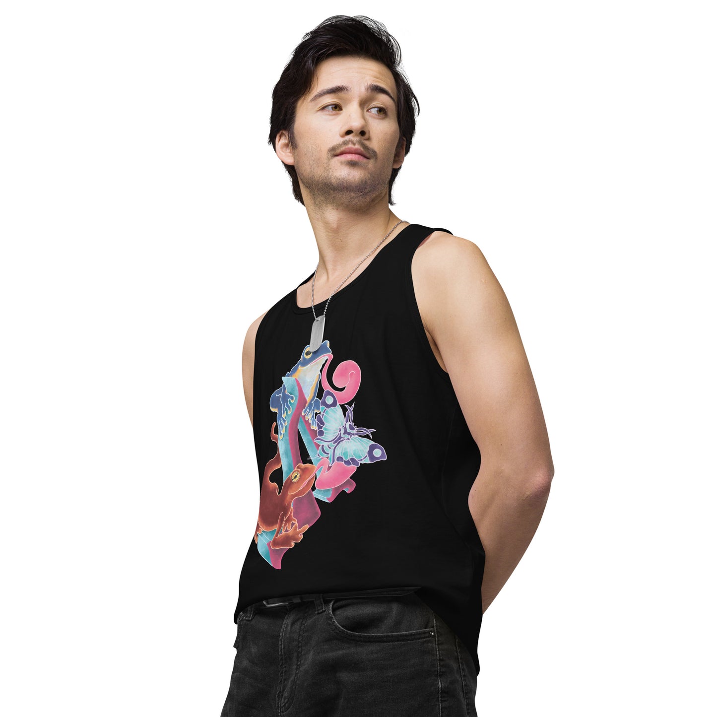 "Amphibian Party" Premium tank top