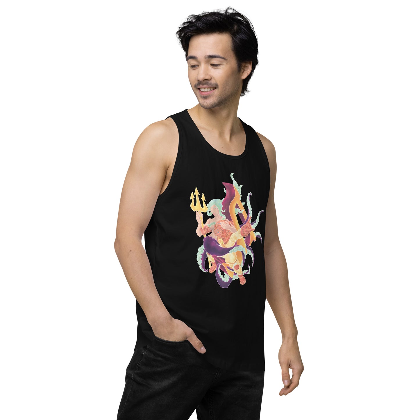 "Diver Meets Dive or Die Chic" Premium Tank Top