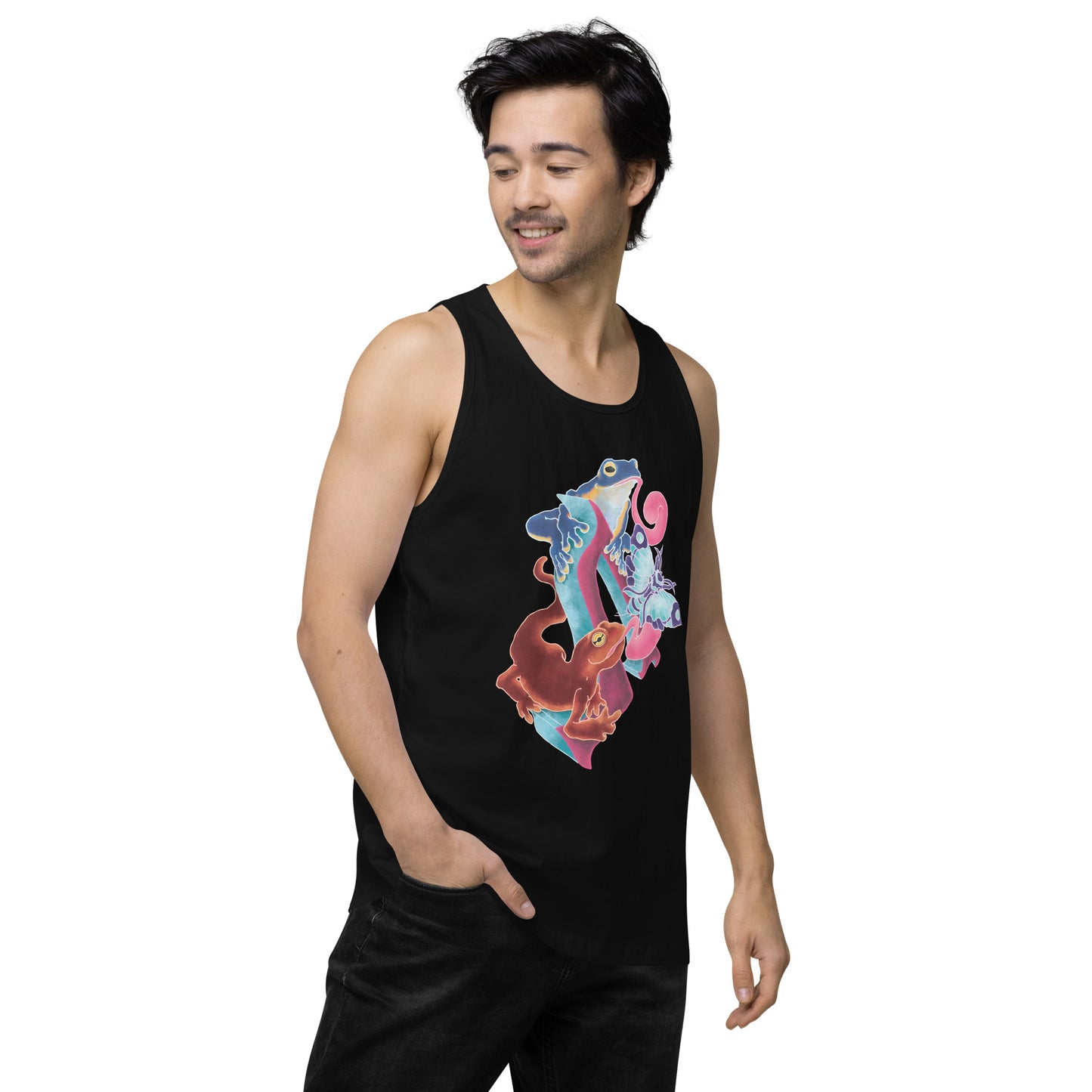 "Amphibian Party" Premium tank top