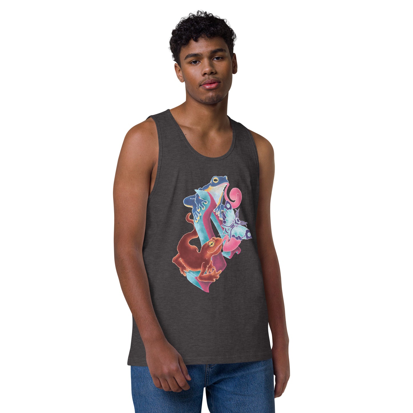 "Amphibian Party" Premium tank top