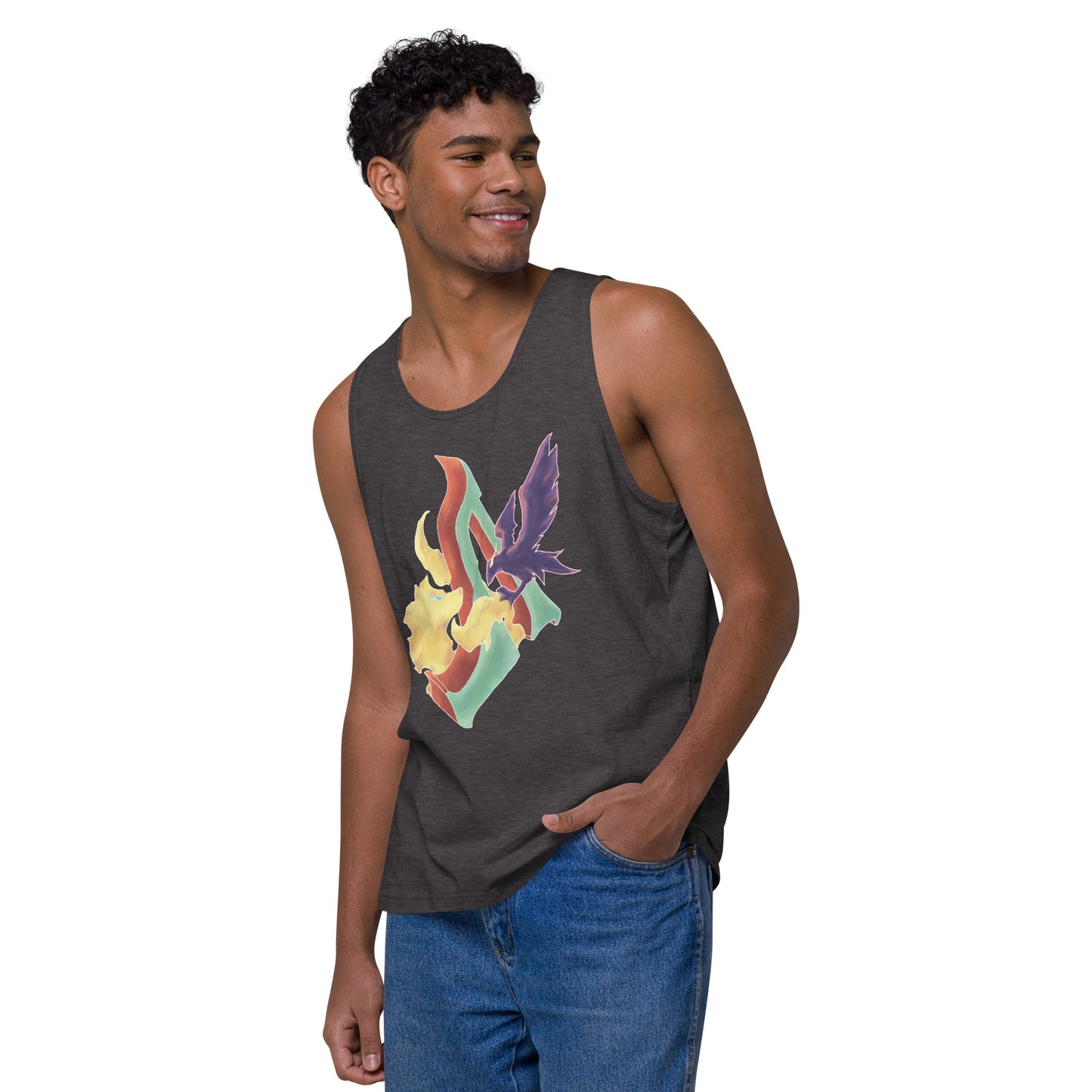 "The Raven and The Wolf" Premium Tank Top