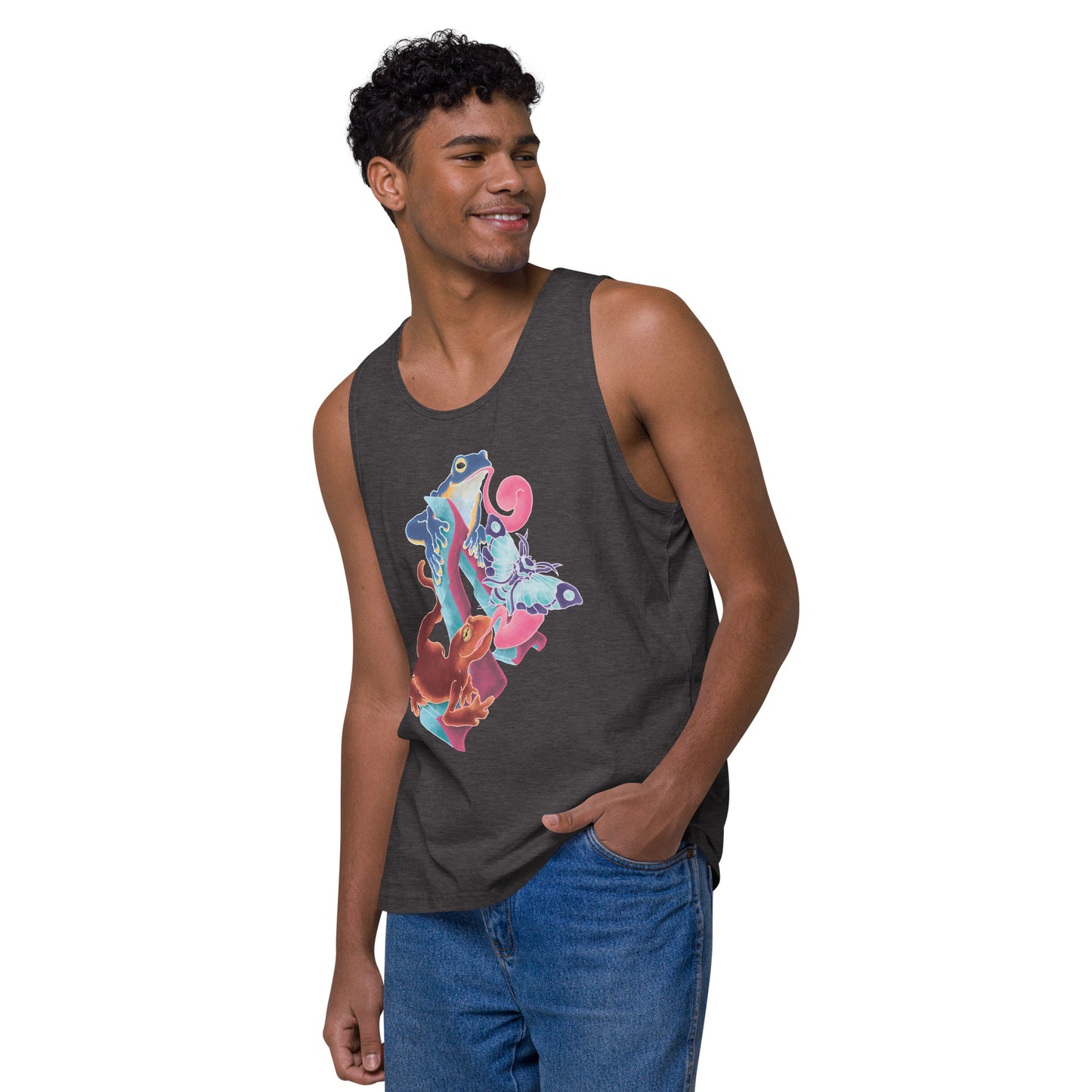 "Amphibian Party" Premium tank top