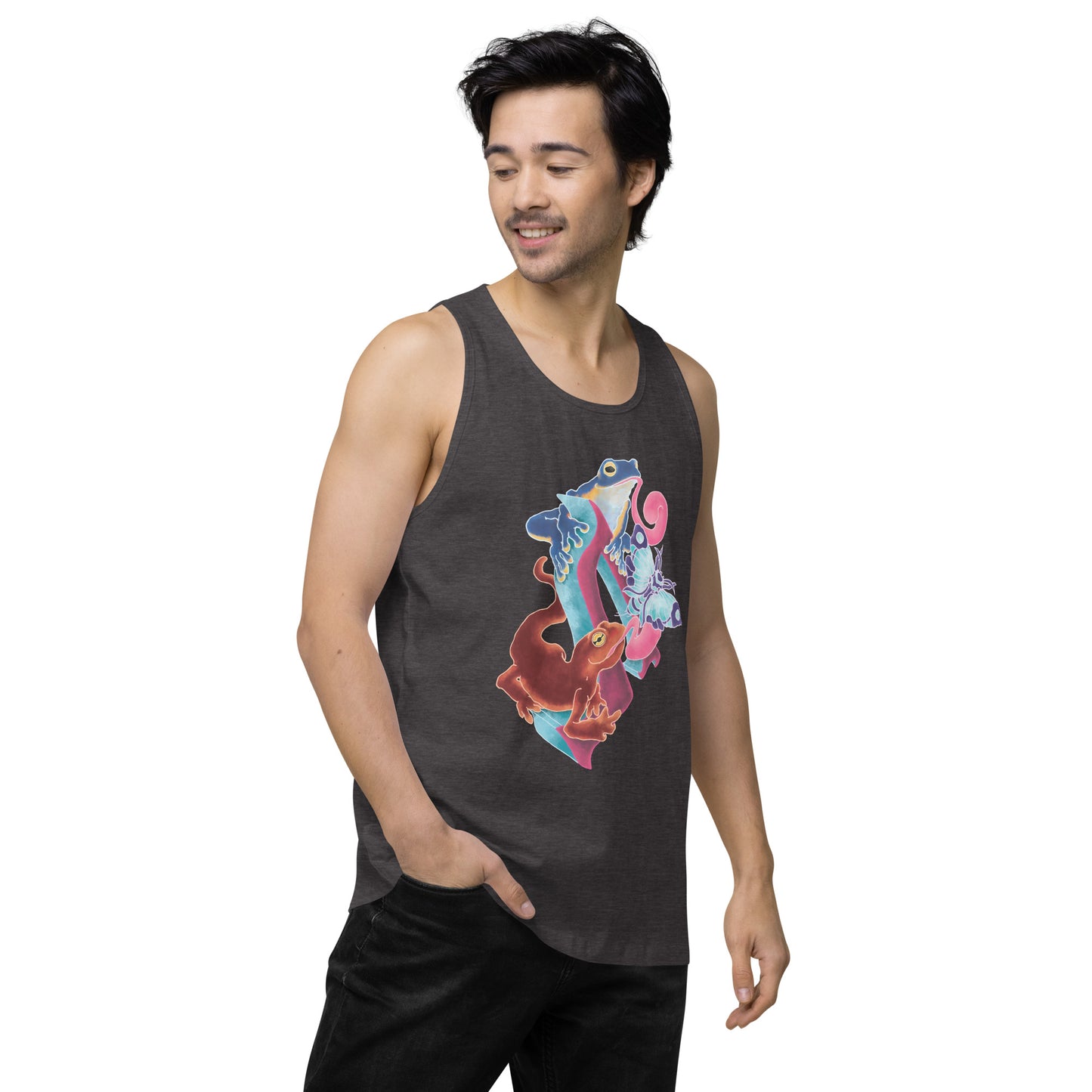 "Amphibian Party" Premium tank top