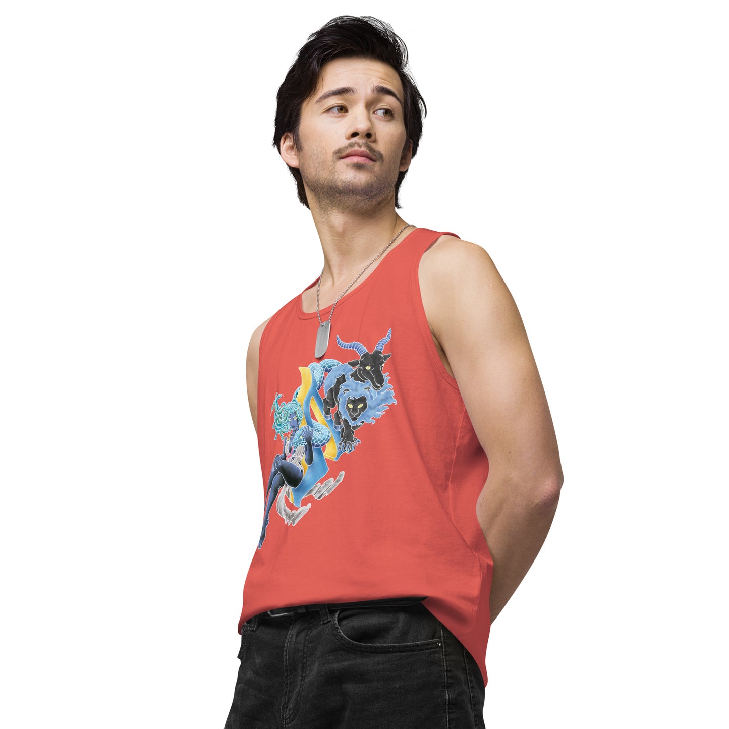 "Medusa and Chimera" Premium Tank Top