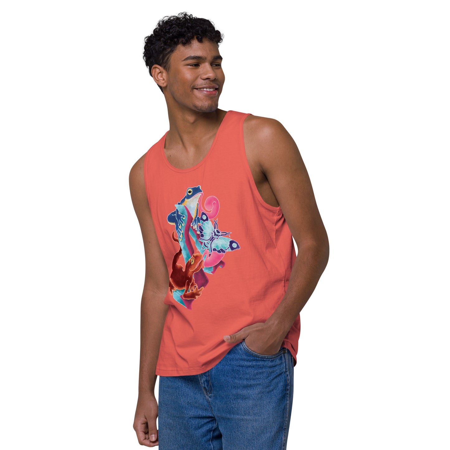 "Amphibian Party" Premium tank top