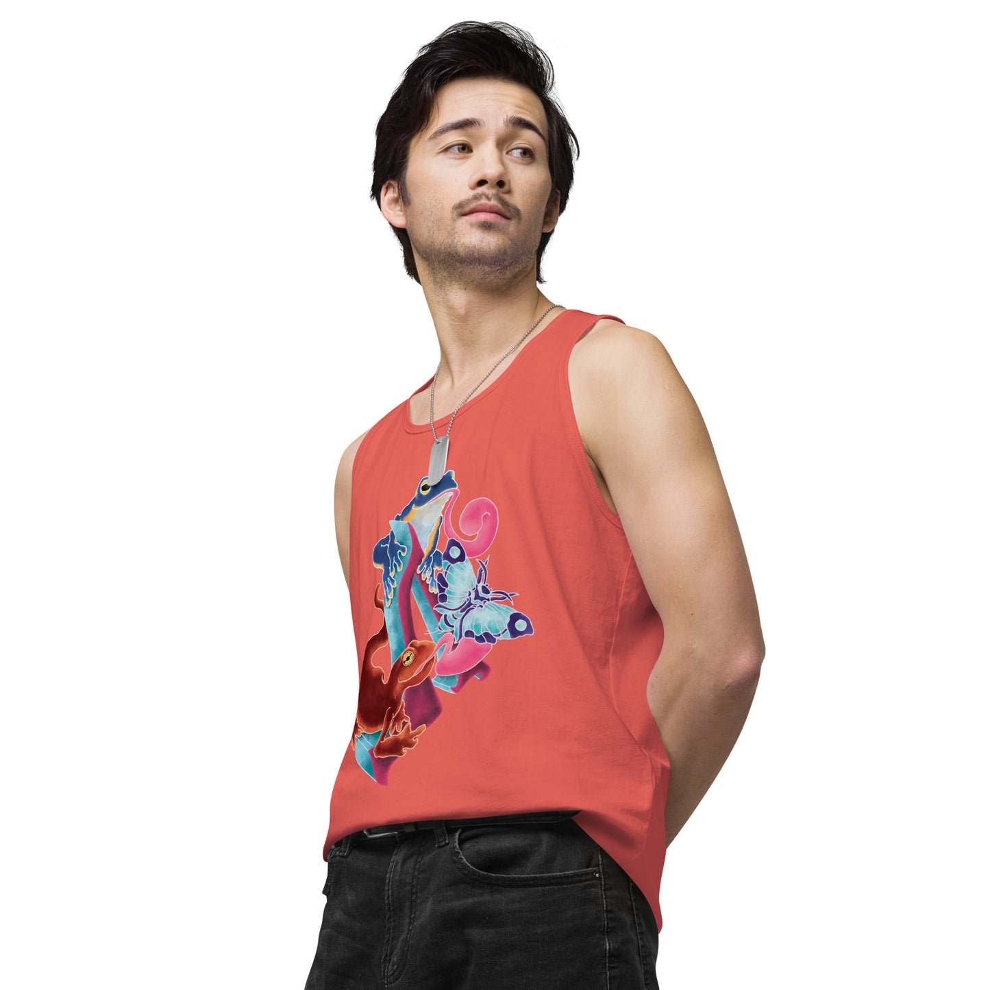 "Amphibian Party" Premium tank top