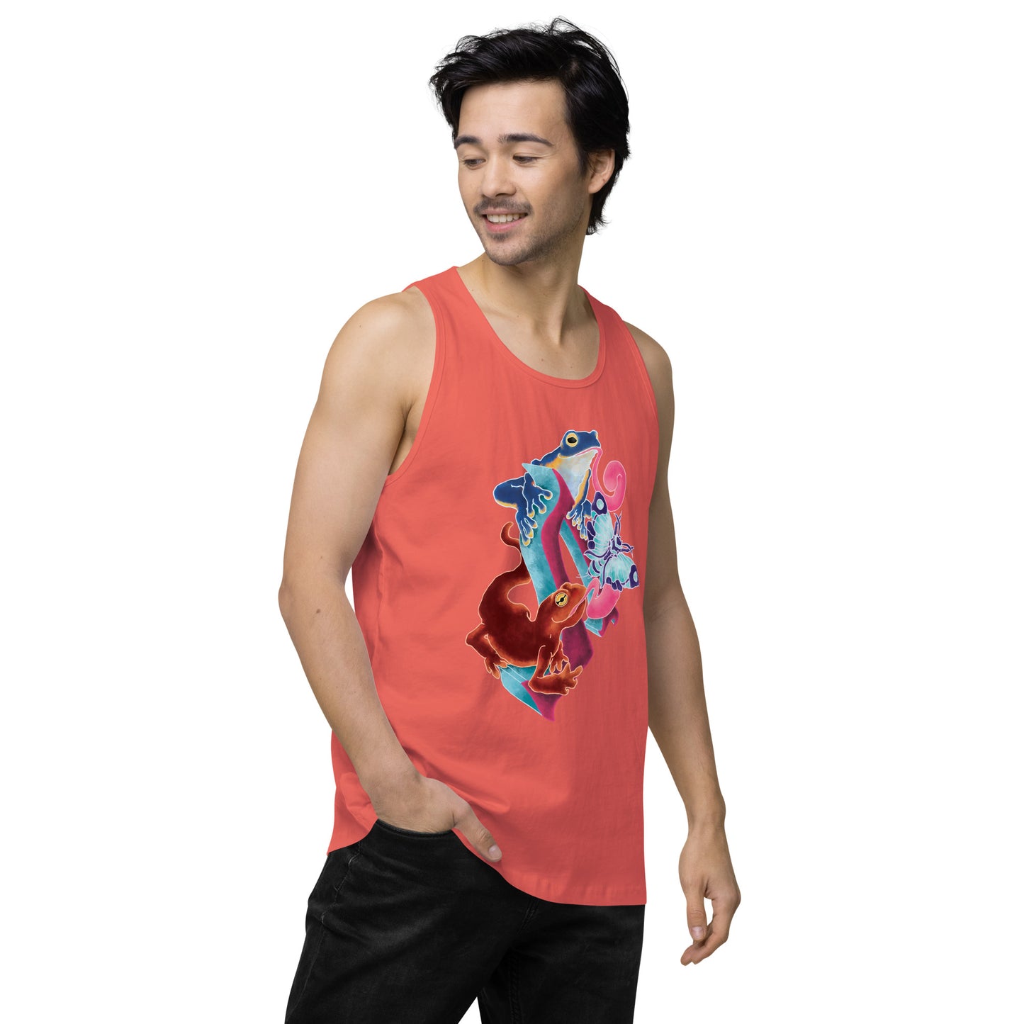 "Amphibian Party" Premium tank top