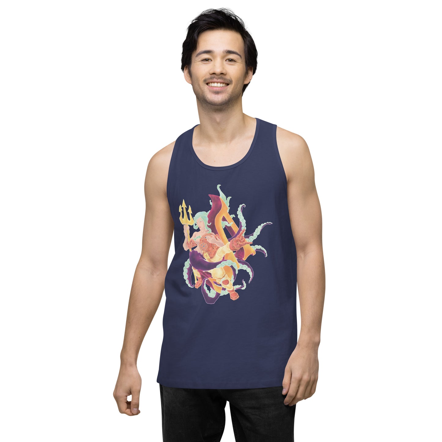 "Diver Meets Dive or Die Chic" Premium Tank Top