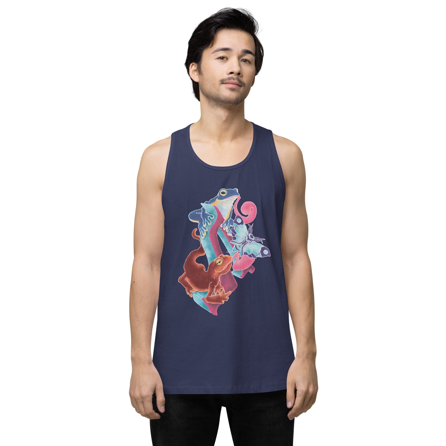 "Amphibian Party" Premium tank top