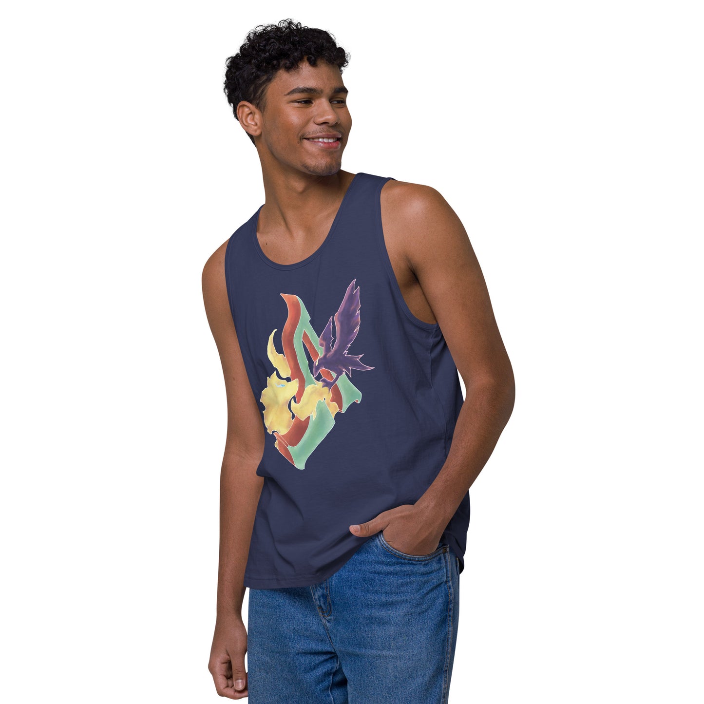 "The Raven and The Wolf" Premium Tank Top