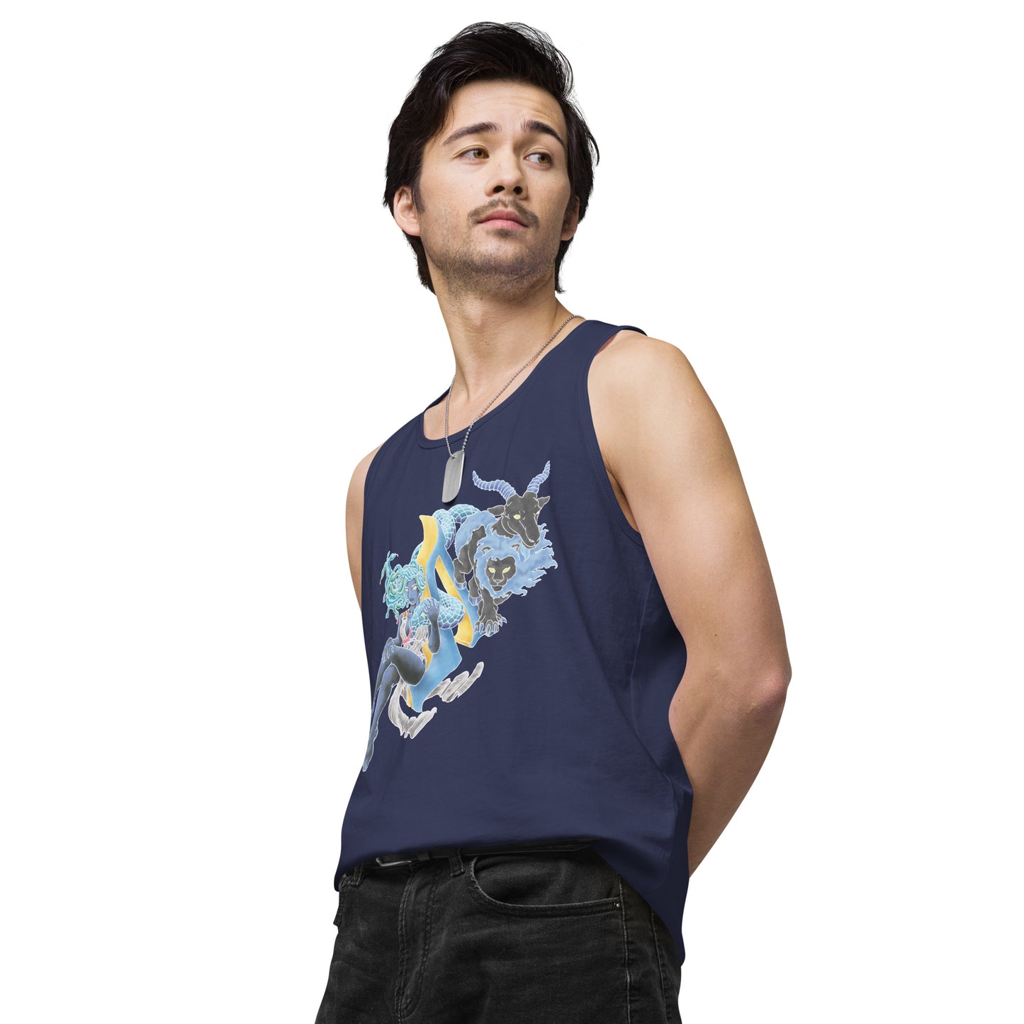 "Medusa and Chimera" Premium Tank Top