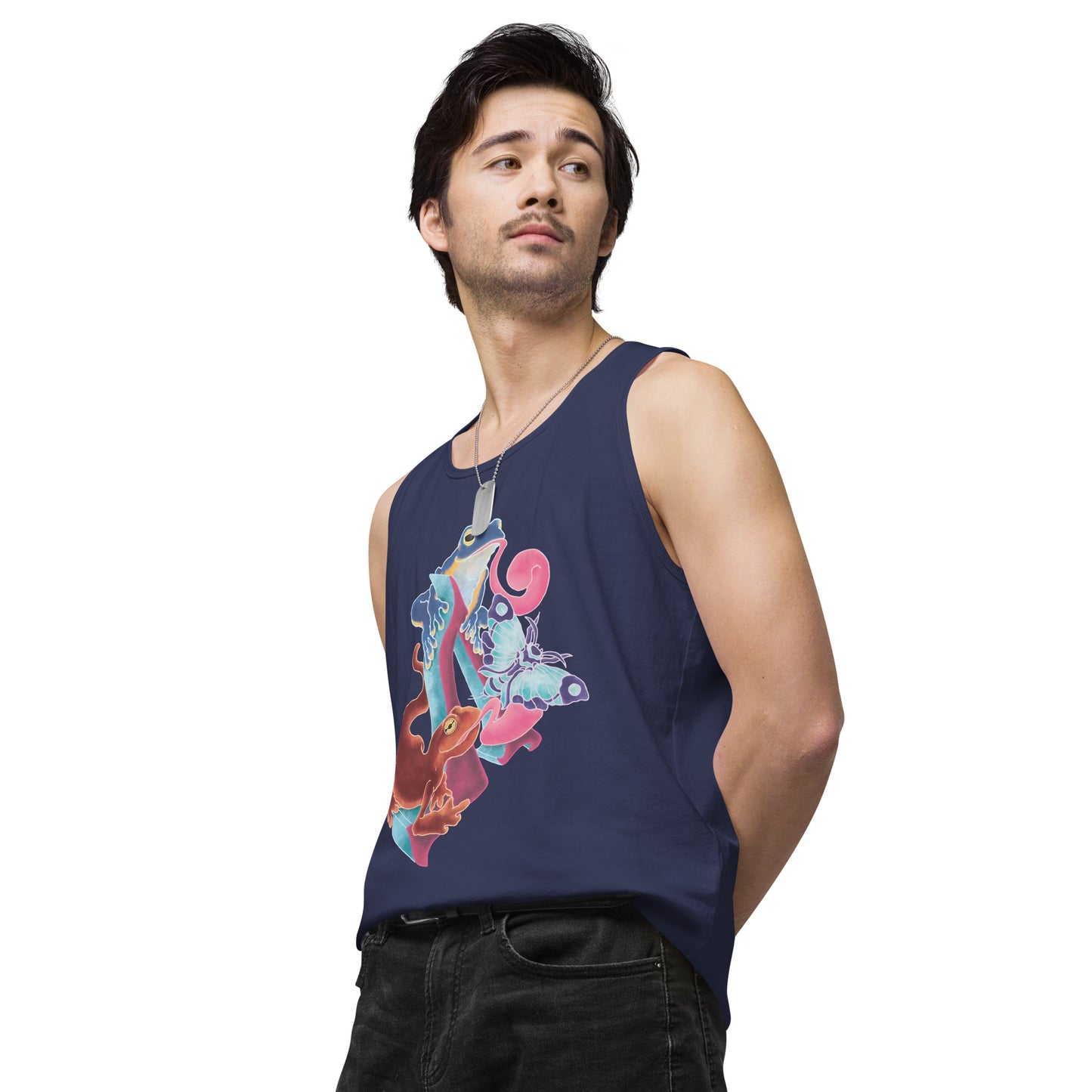 "Amphibian Party" Premium tank top