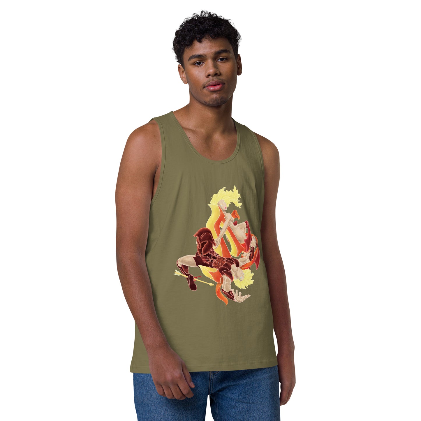 "Achilles and Briseis" Premium Tank Top