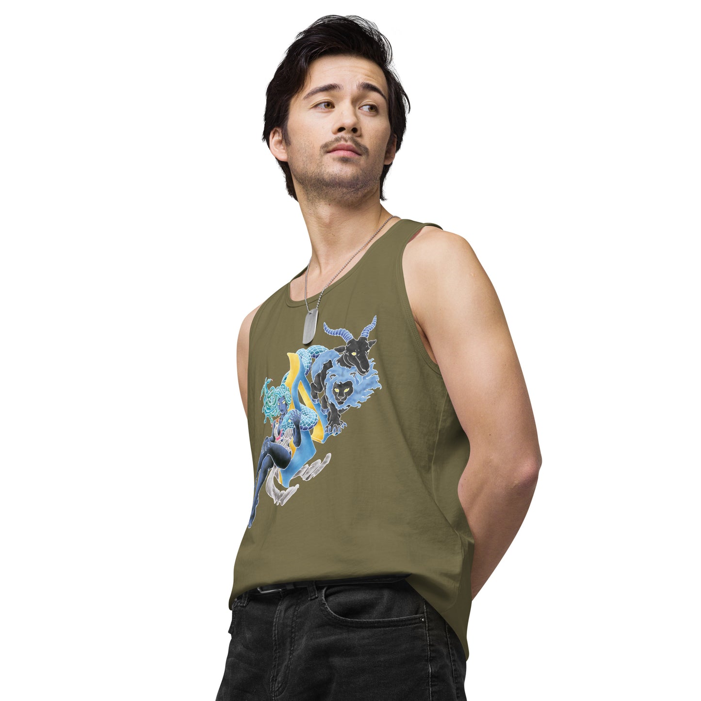 "Medusa and Chimera" Premium Tank Top