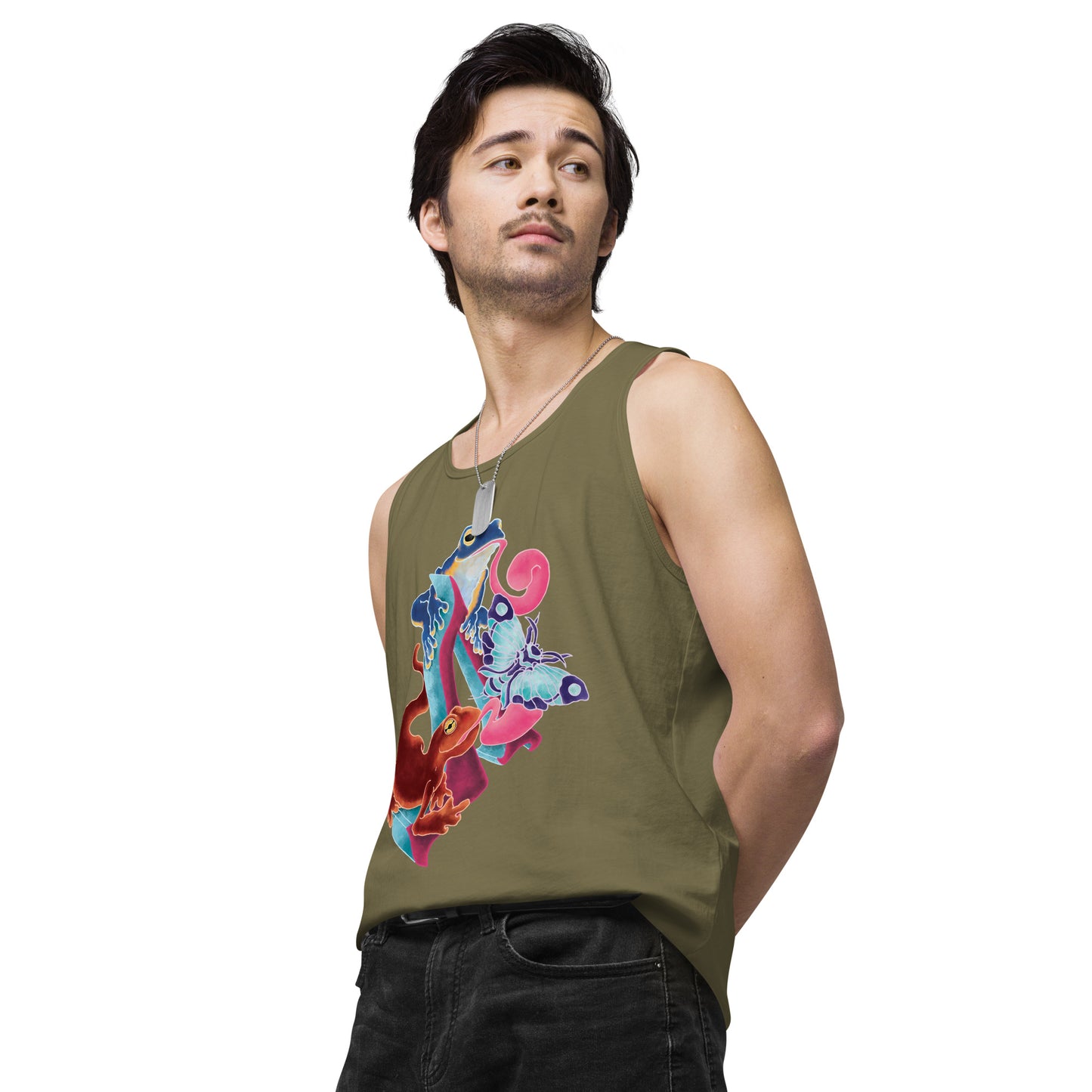 "Amphibian Party" Premium tank top