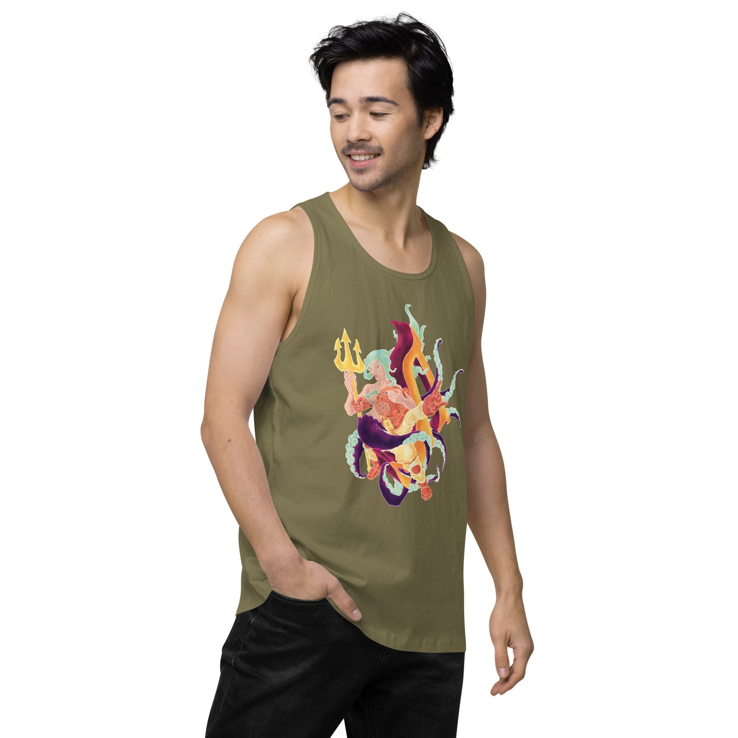 "Diver Meets Dive or Die Chic" Premium Tank Top