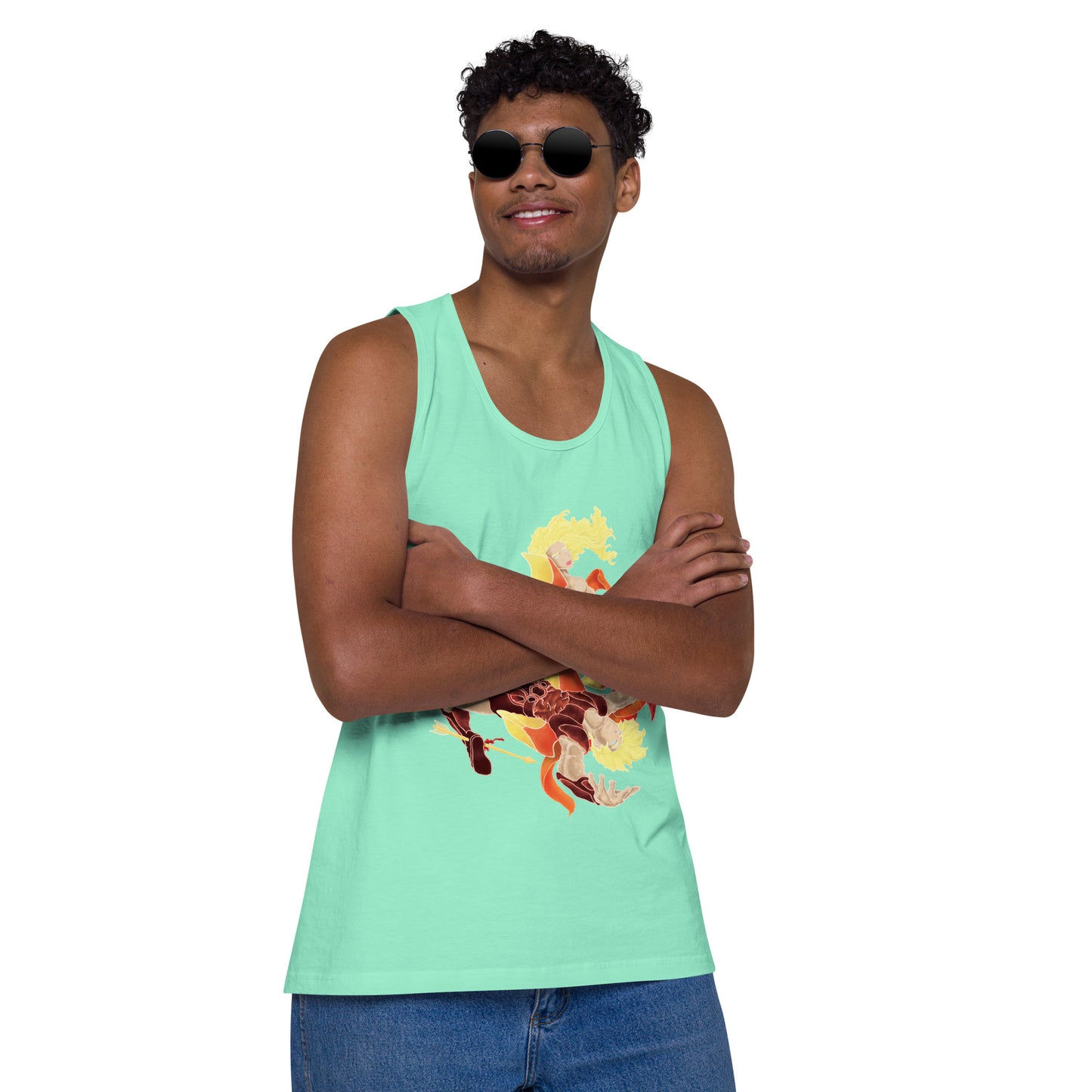 "Achilles and Briseis" Premium Tank Top