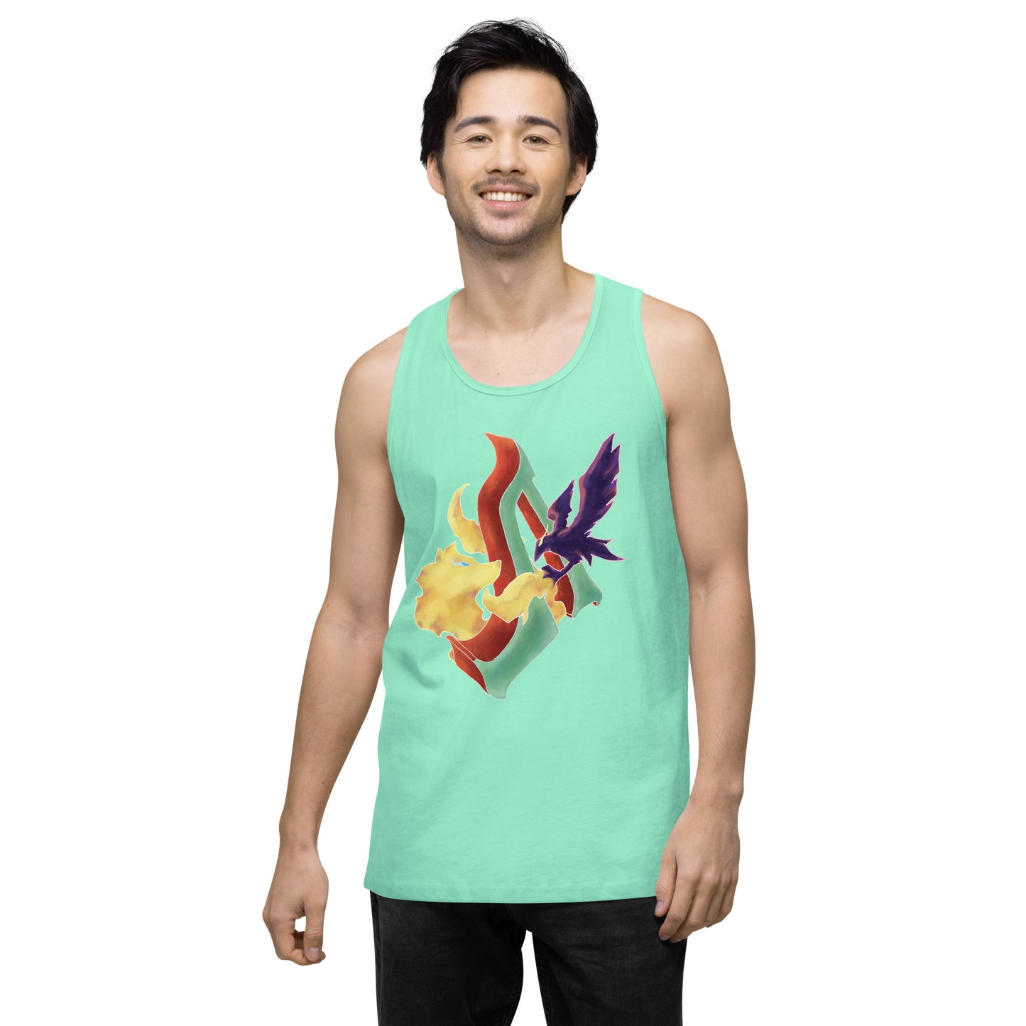 "The Raven and The Wolf" Premium Tank Top