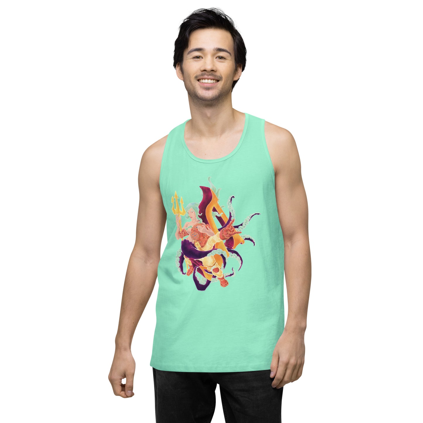 "Diver Meets Dive or Die Chic" Premium Tank Top