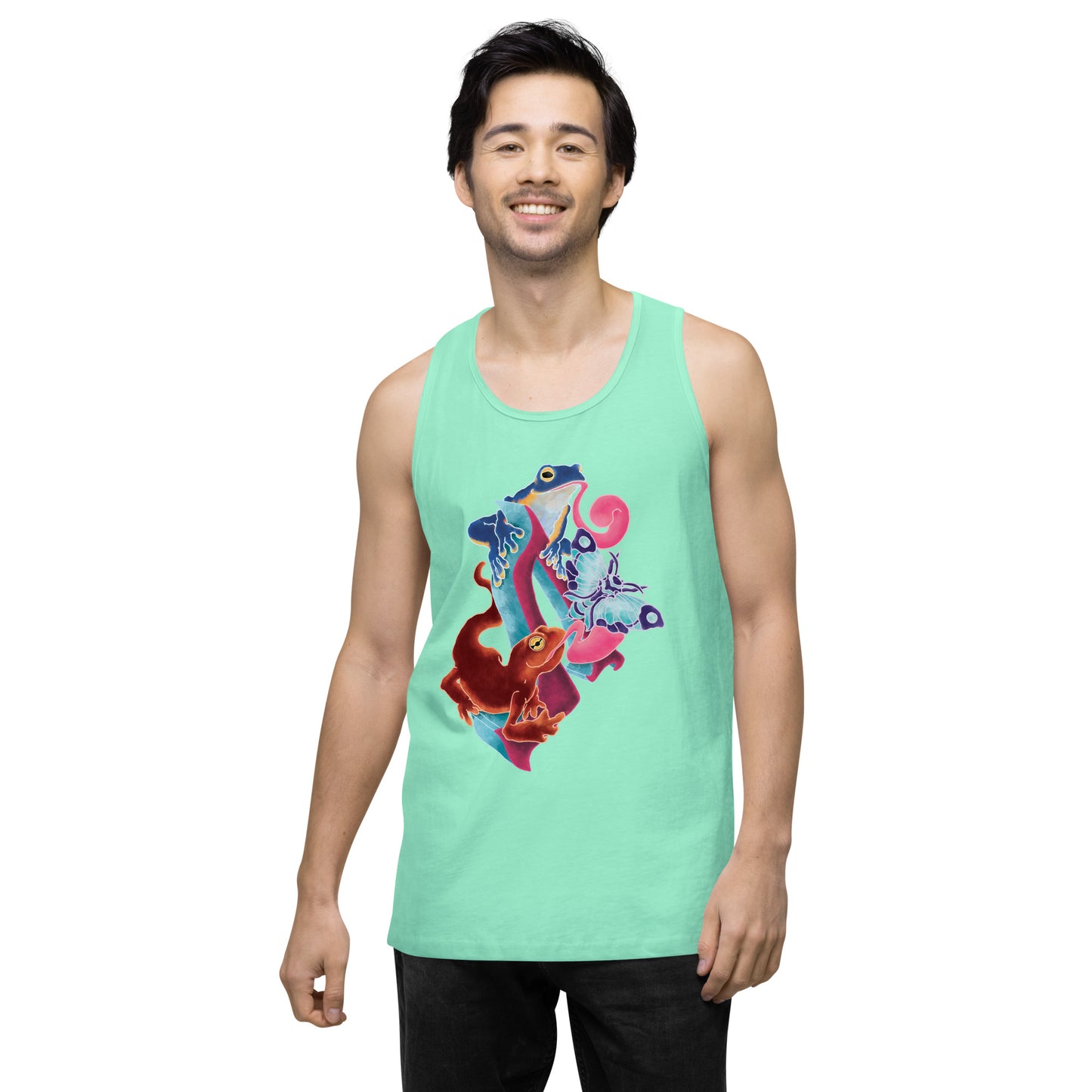 "Amphibian Party" Premium tank top