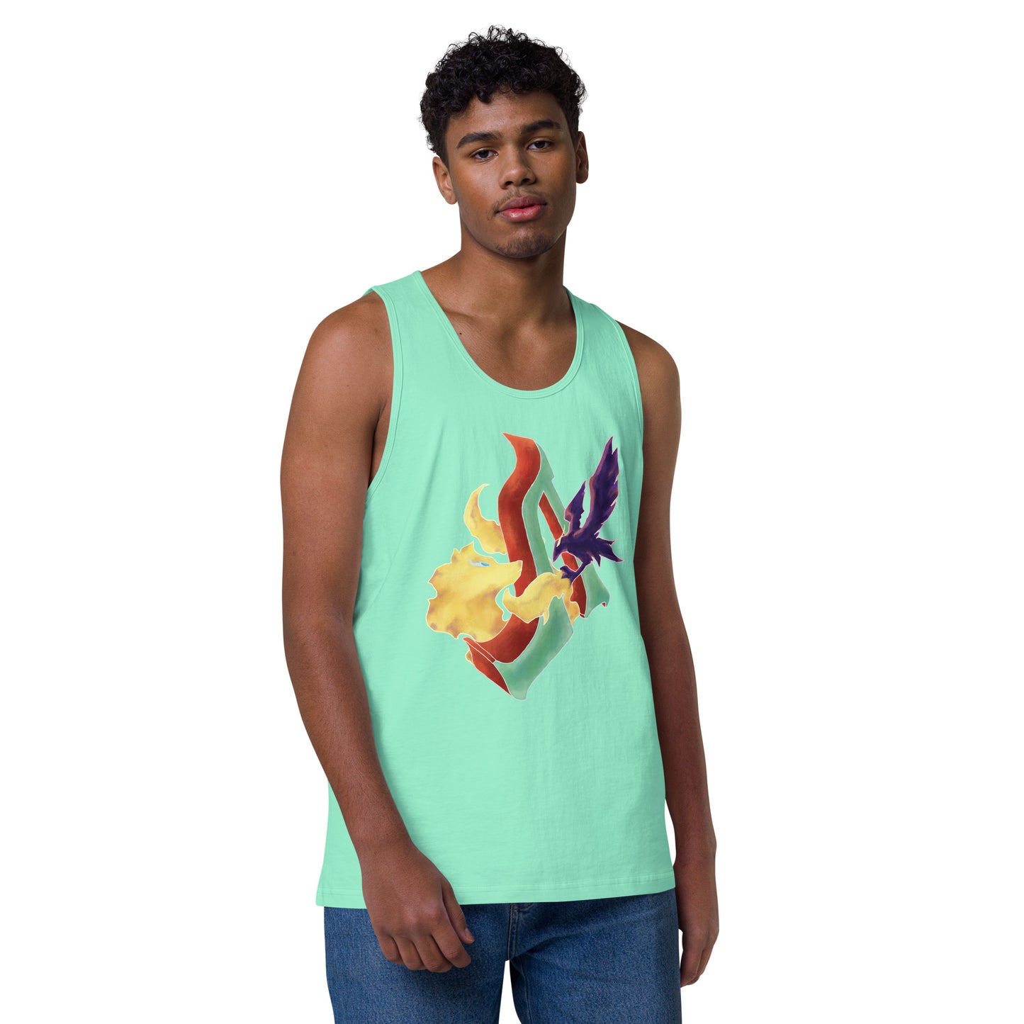 "The Raven and The Wolf" Premium Tank Top