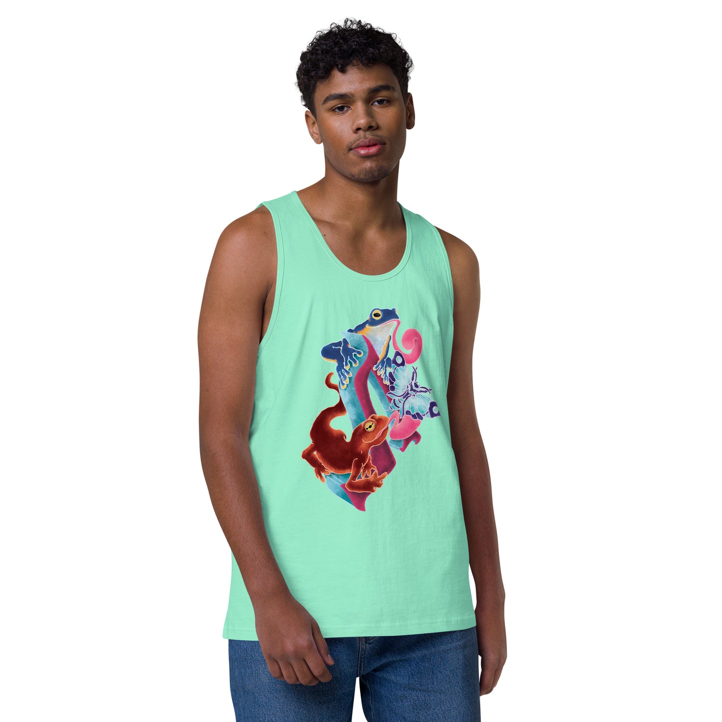 "Amphibian Party" Premium tank top