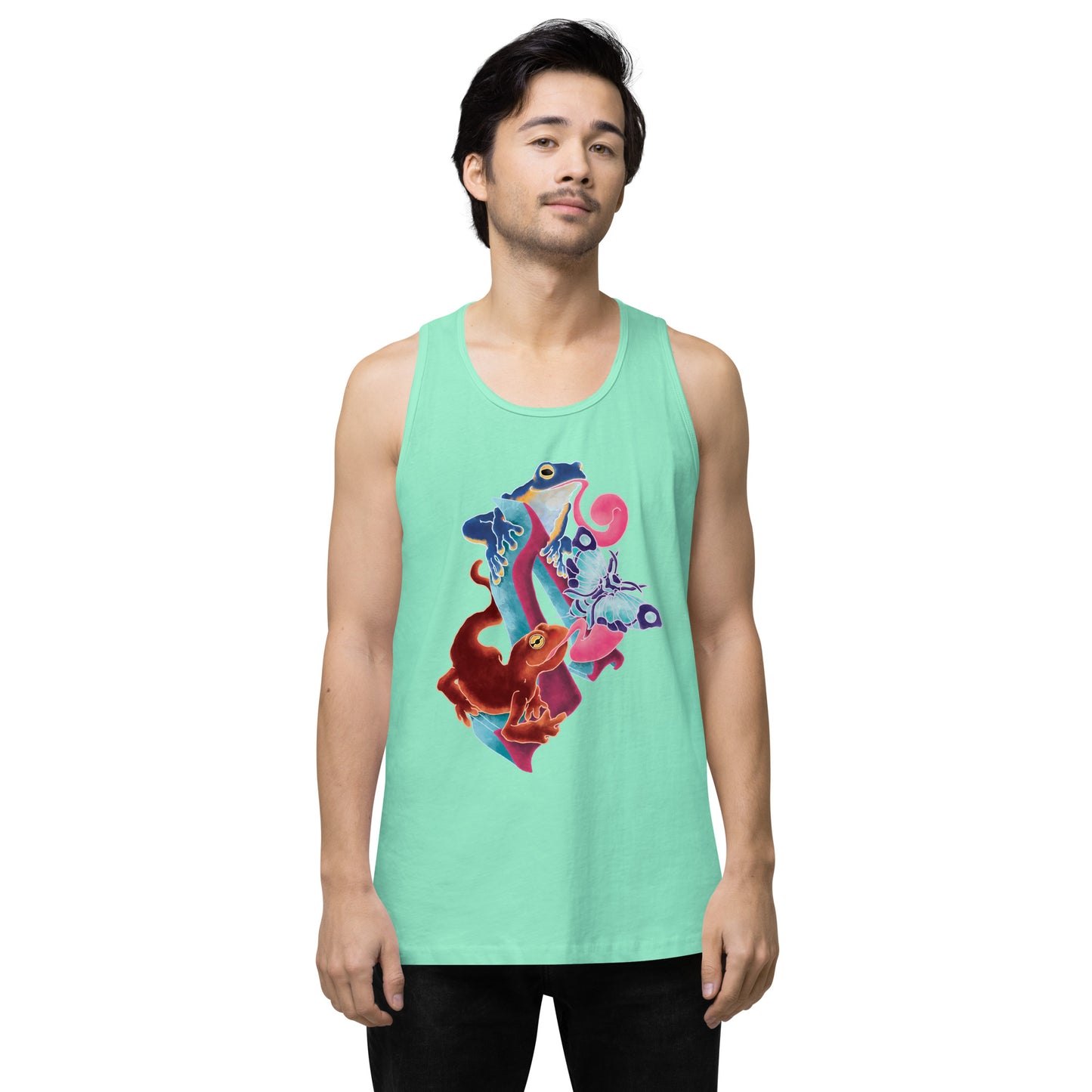 "Amphibian Party" Premium tank top