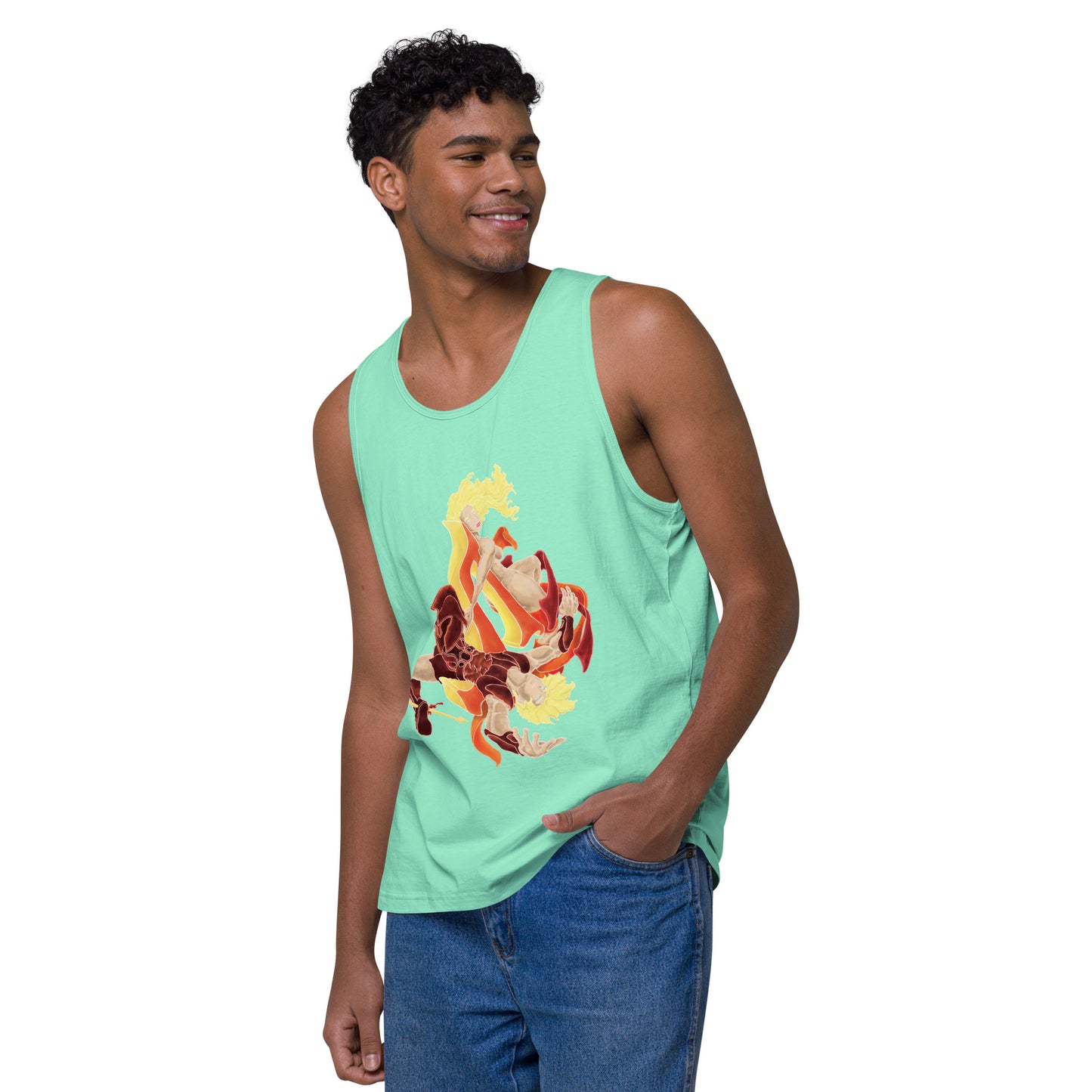 "Achilles and Briseis" Premium Tank Top