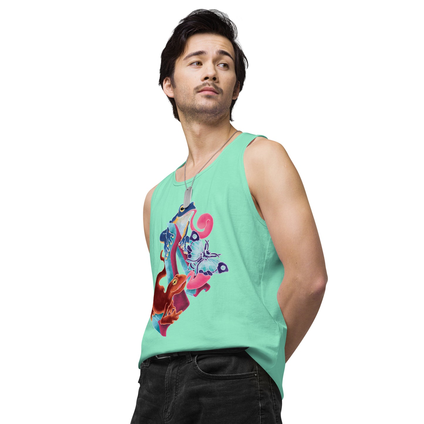 "Amphibian Party" Premium tank top