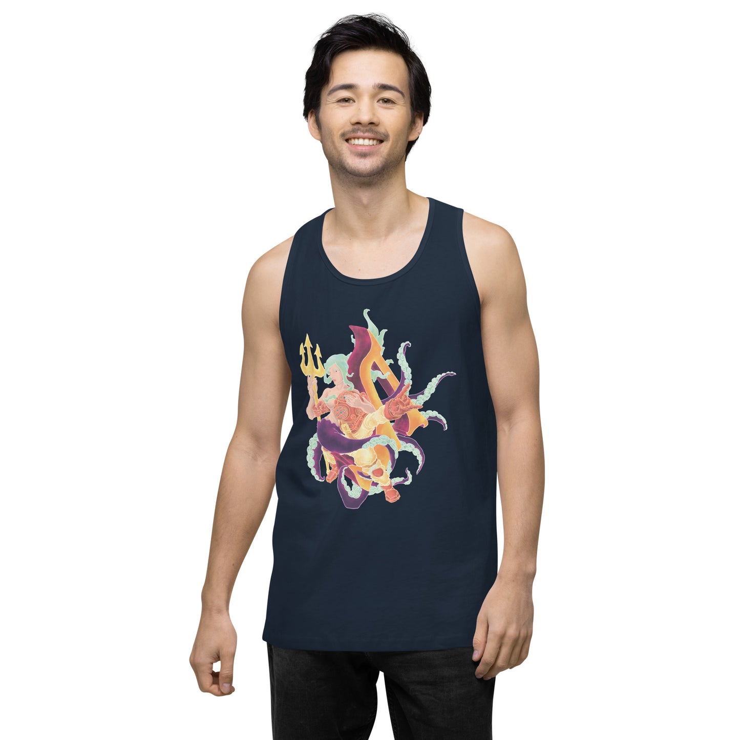 "Diver Meets Dive or Die Chic" Premium Tank Top