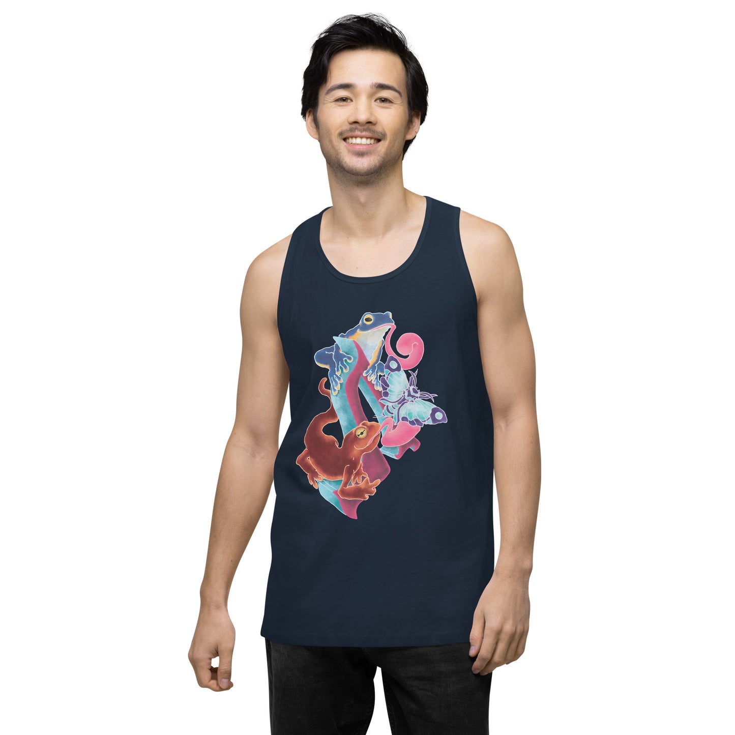 "Amphibian Party" Premium tank top