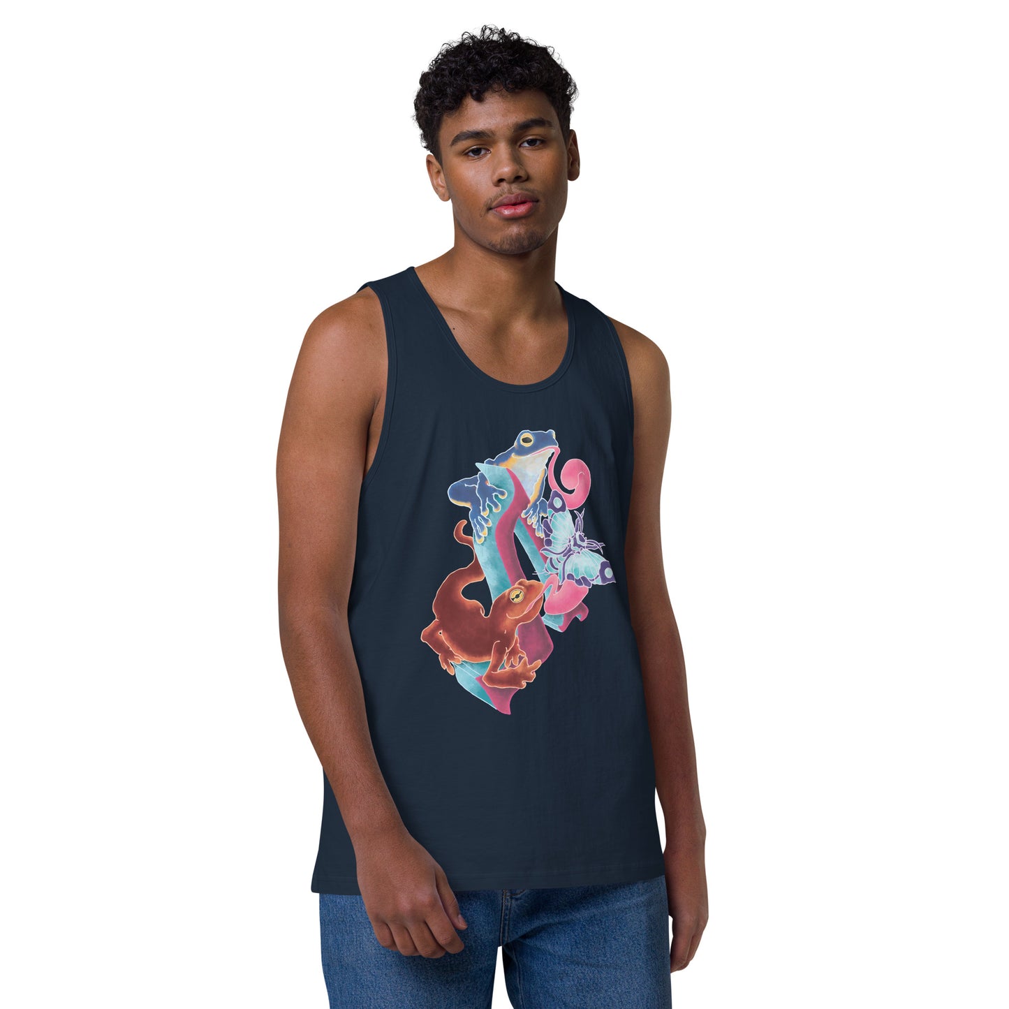 "Amphibian Party" Premium tank top