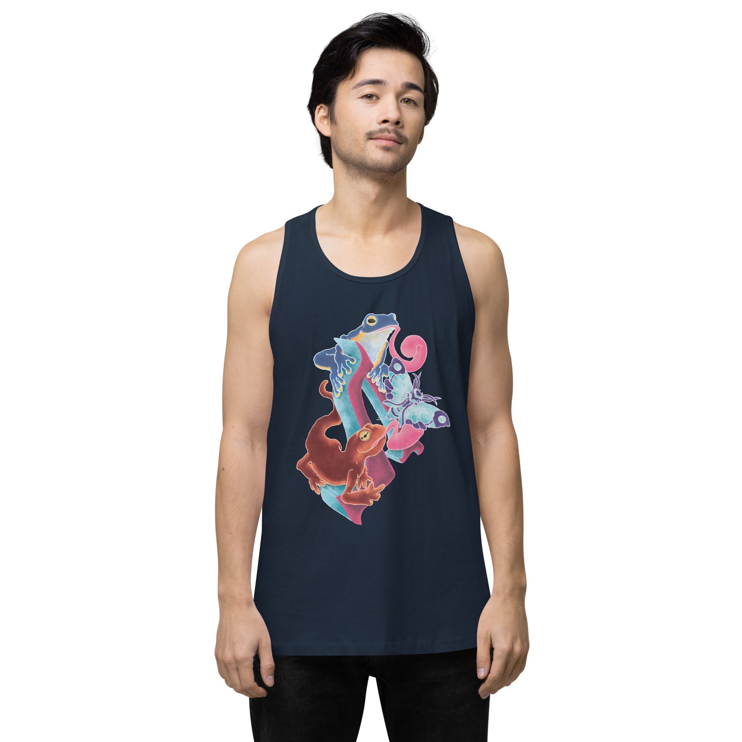 "Amphibian Party" Premium tank top