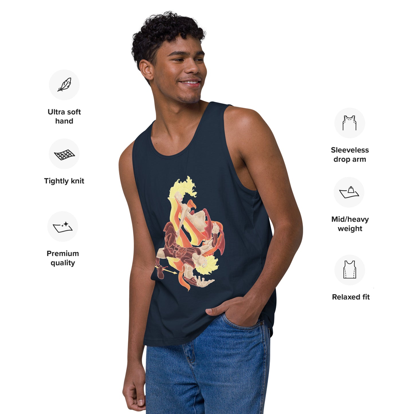 "Achilles and Briseis" Premium Tank Top