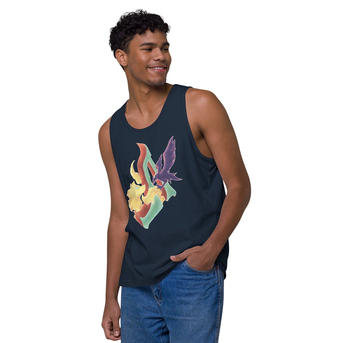 "The Raven and The Wolf" Premium Tank Top