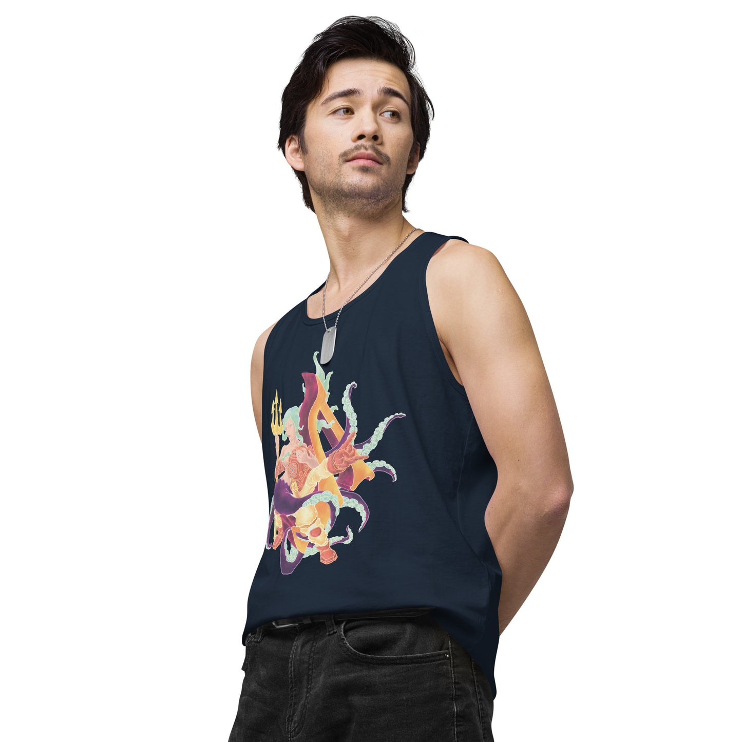 "Diver Meets Dive or Die Chic" Premium Tank Top