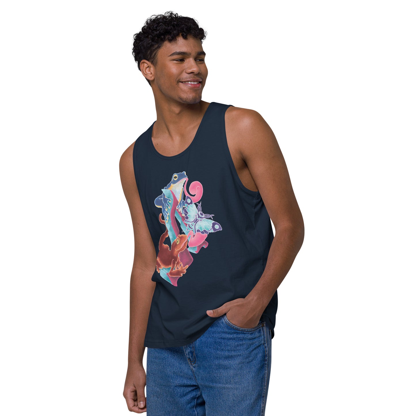 "Amphibian Party" Premium tank top