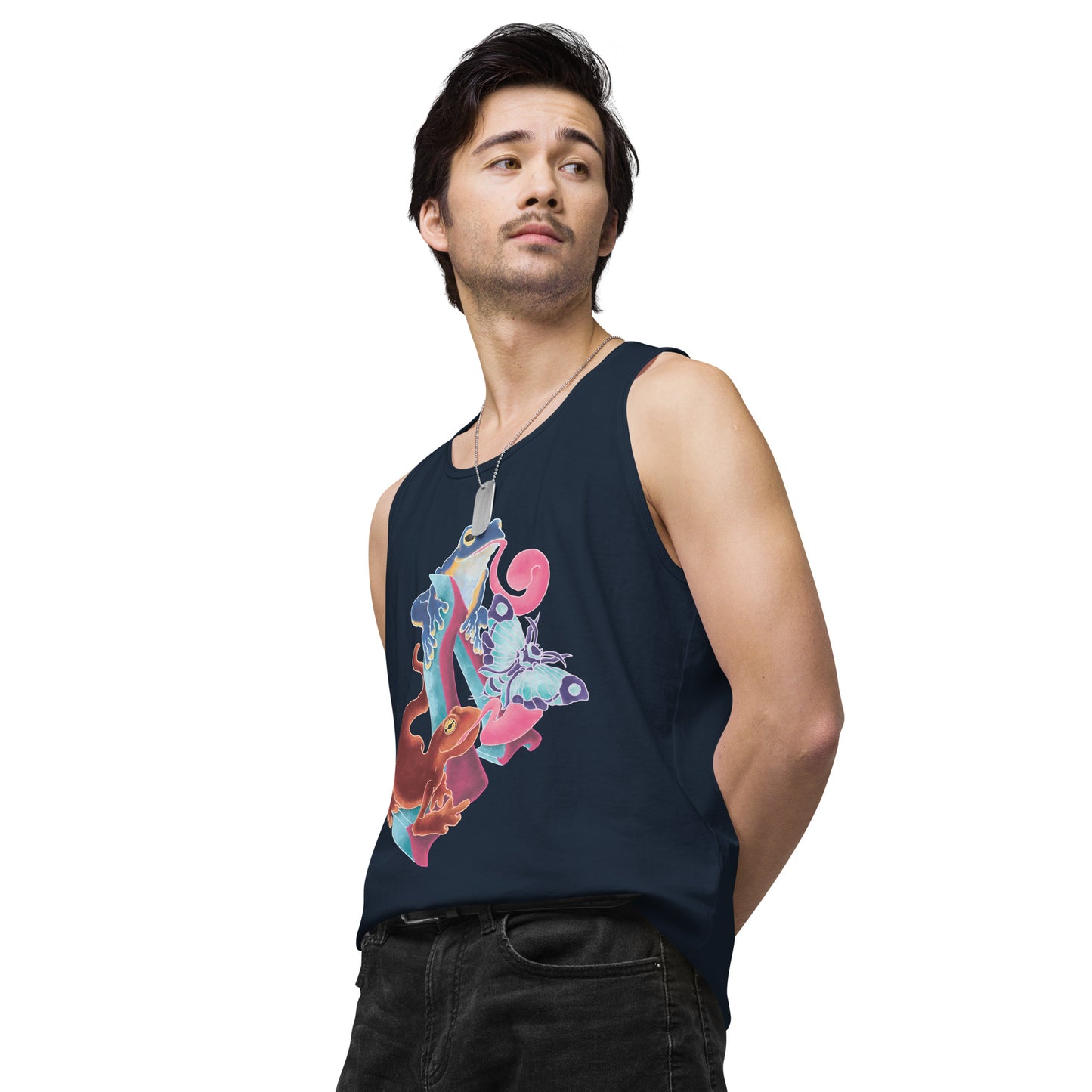 "Amphibian Party" Premium tank top