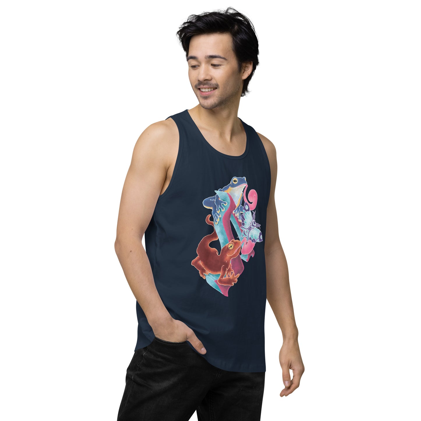 "Amphibian Party" Premium tank top