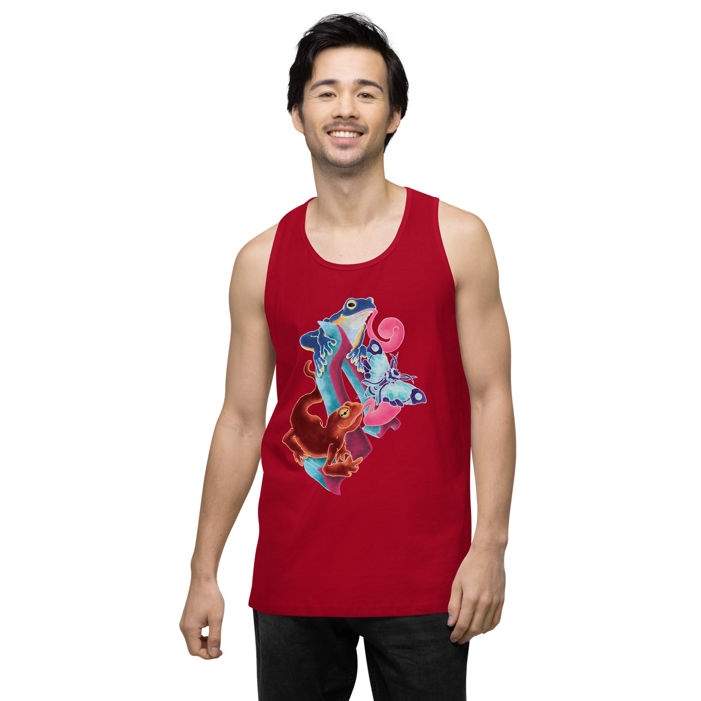 "Amphibian Party" Premium tank top