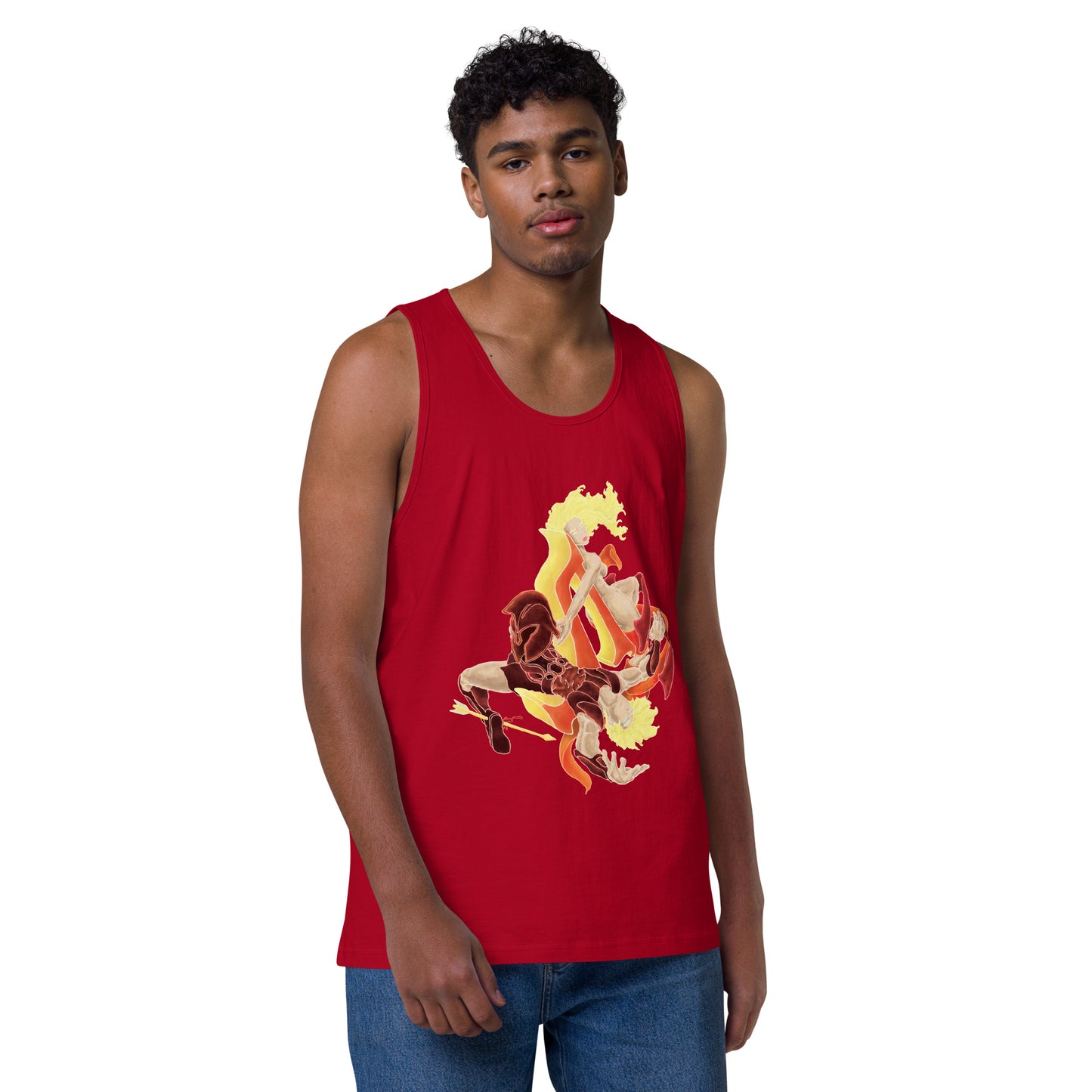 "Achilles and Briseis" Premium Tank Top