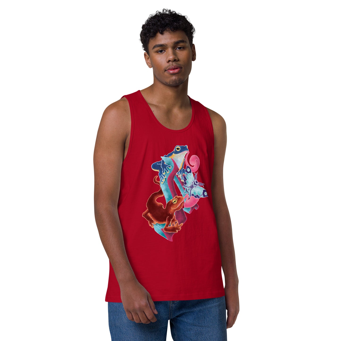 "Amphibian Party" Premium tank top